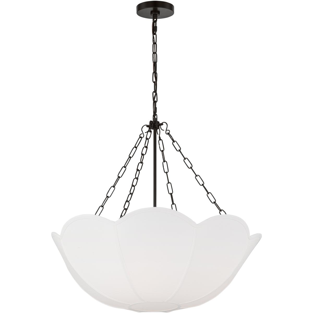 Visual Comfort Studio Collection AC1163AI AH by Alexa Hampton Stassi 3 Light 24 inch Aged Iron Chandelier Ceiling Light