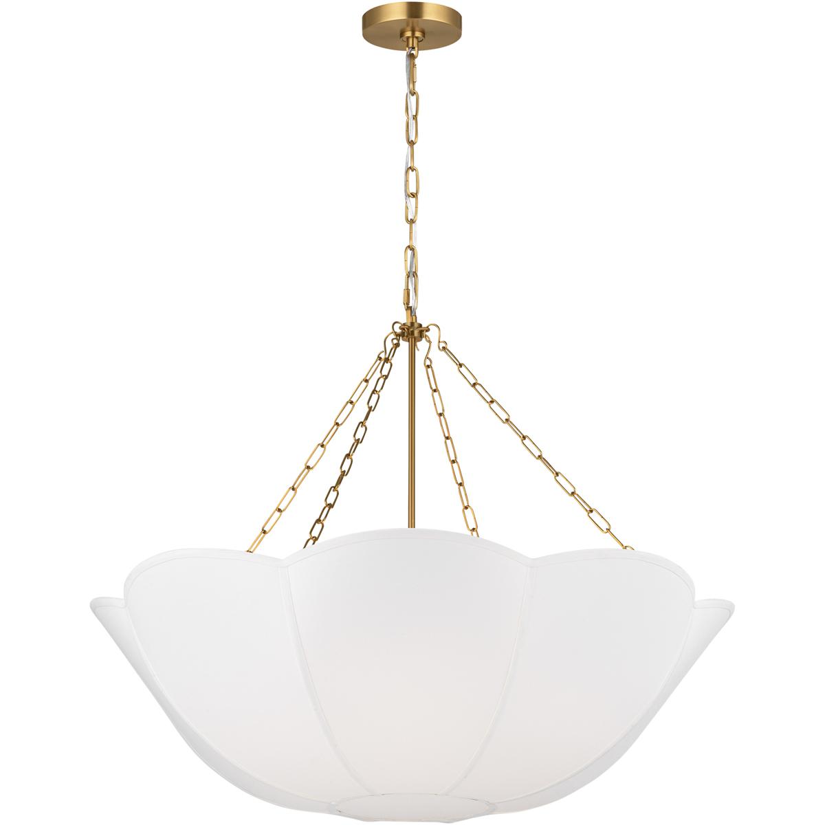 Visual Comfort Studio Collection AC1174BBS AH by Alexa Hampton Stassi 4 Light 32 inch Burnished Brass Chandelier Ceiling Light