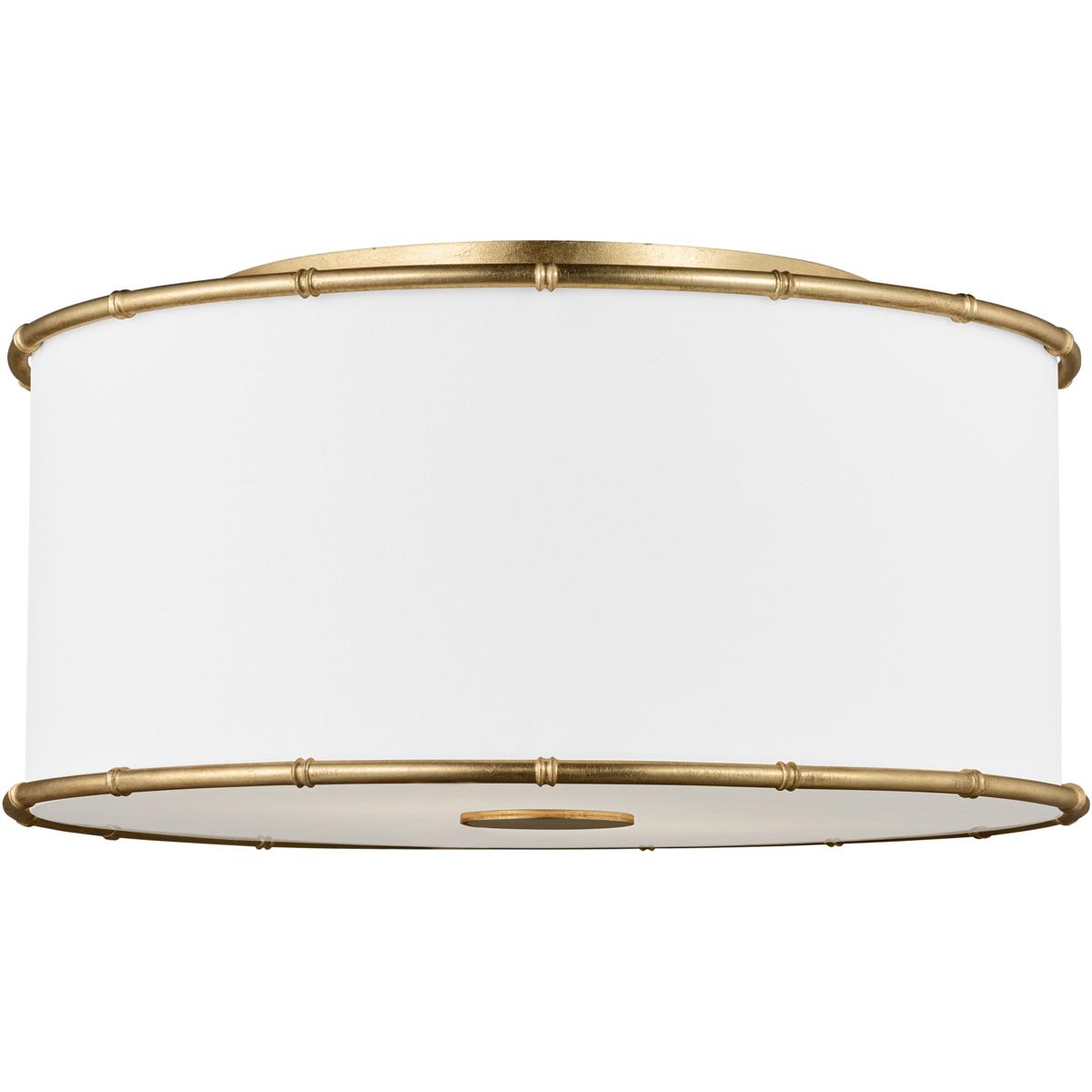 Visual Comfort Studio Collection AF1182GD AH by Alexa Hampton Aldric 2 Light 18.63 inch Gild Flush Mount Ceiling Light