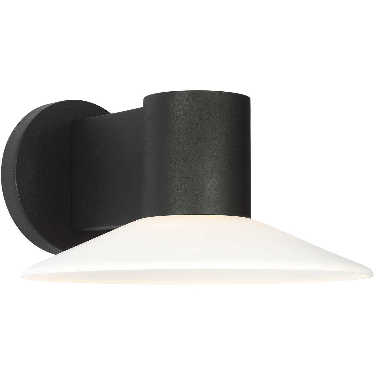Visual Comfort Studio Collection BO1011TXB Barbara Barry Focal LED 7 inch Textured Black Outdoor Sconce