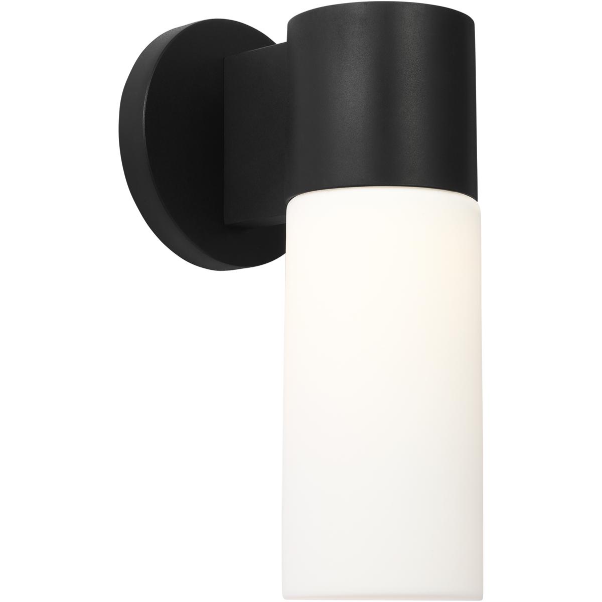 Visual Comfort Studio Collection BO1041TXB Barbara Barry Focal LED 16.25 inch Textured Black Outdoor Sconce