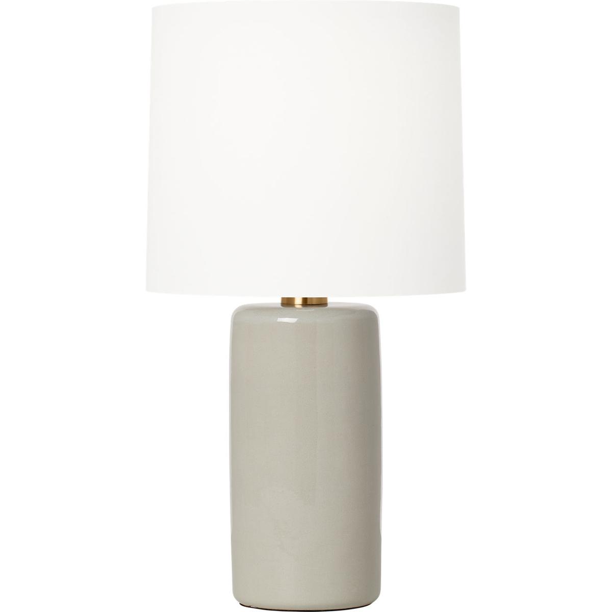 Visual Comfort Studio Collection BT1101SHG1 Barbara Barry Shanghai 30.63 inch 9 watt Shellish Grey Table Lamp Portable Light
