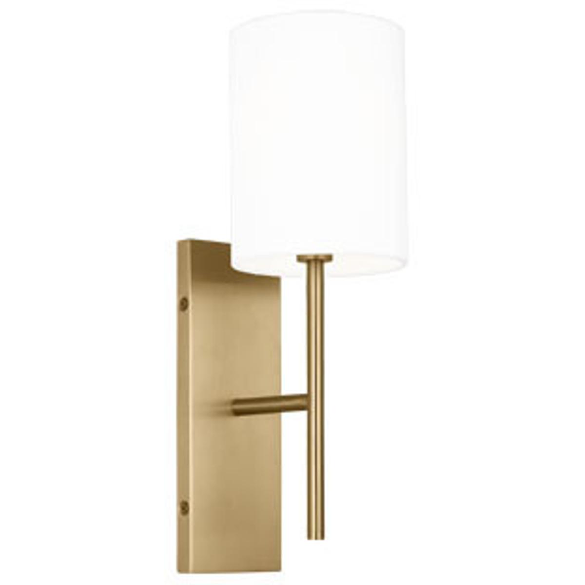 Visual Comfort Studio Collection BW1021BBS Barbara Barry Key 1 Light 5 inch Burnished Brass Sconce Wall Light