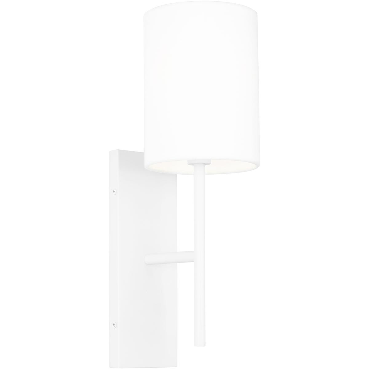 Visual Comfort Studio Collection BW1021MWT Barbara Barry Key 1 Light 5 inch Matte White Sconce Wall Light
