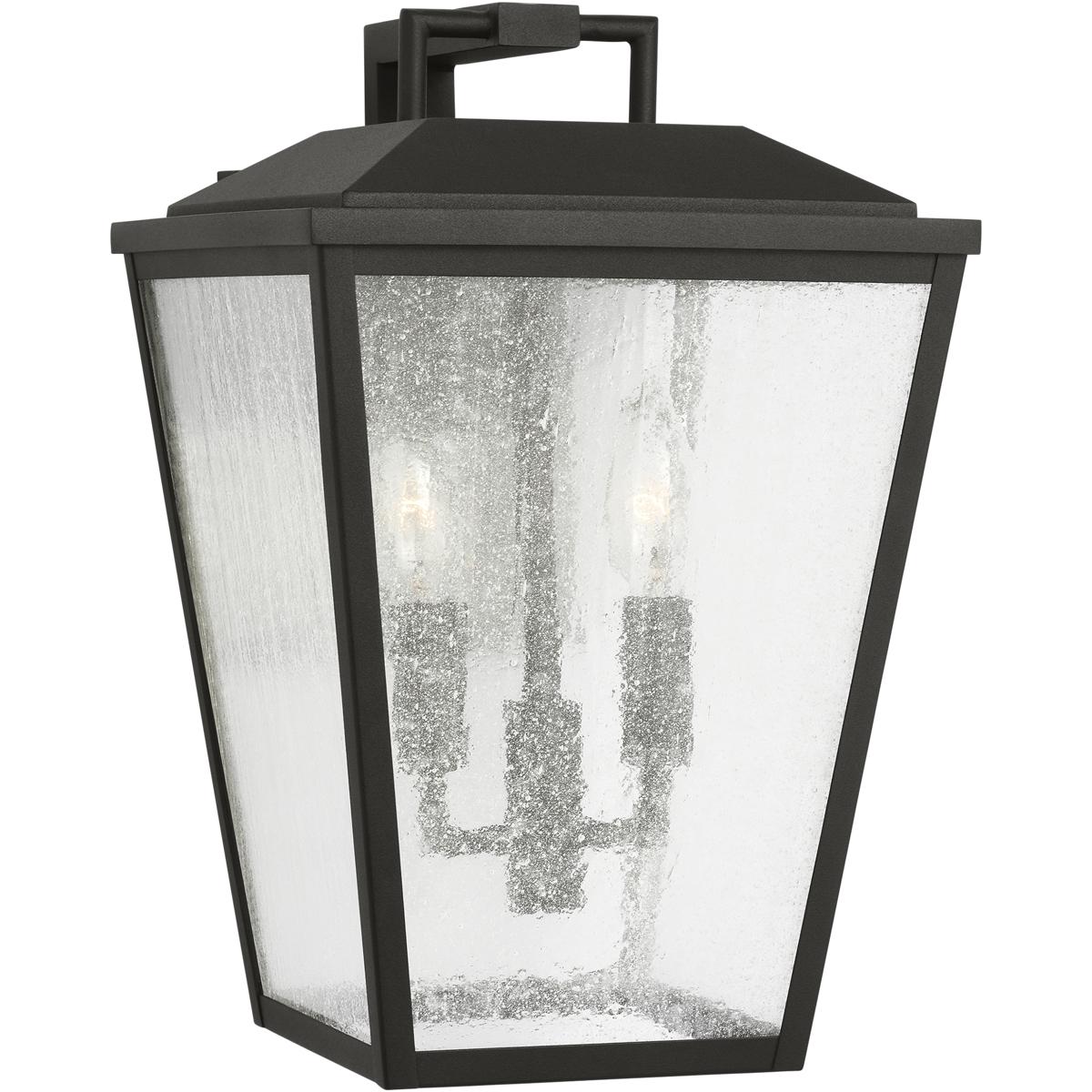Visual Comfort Studio Collection DJO1062TXB Drew & Jonathan Kennewick 2 Light 13.75 inch Textured Black Outdoor Wall Lantern, Medium