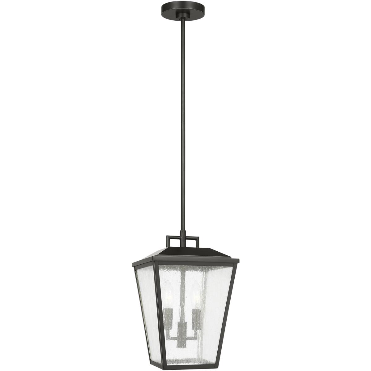 Visual Comfort Studio Collection DJO1102ANBZ Drew & Jonathan Kennewick 2 Light 9 inch Antique Bronze Outdoor Pendant Lantern, Medium