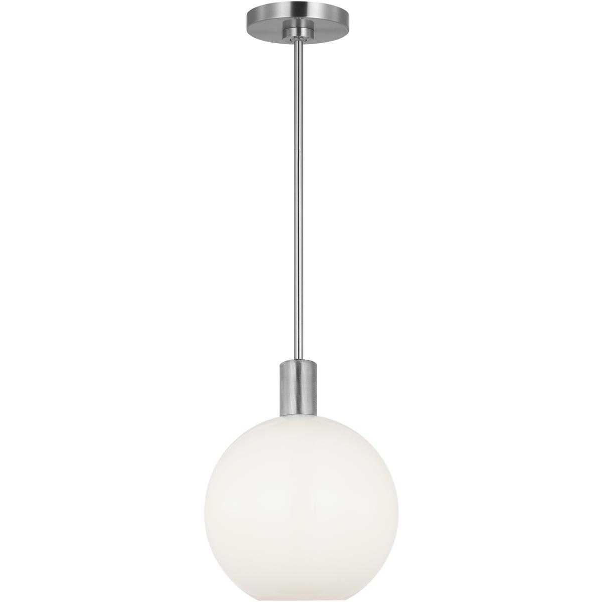 Visual Comfort Studio Collection DJP1171BS Drew & Jonathan Colewood 1 Light 12.5 inch Brushed Nickel Pendant Ceiling Light, Small