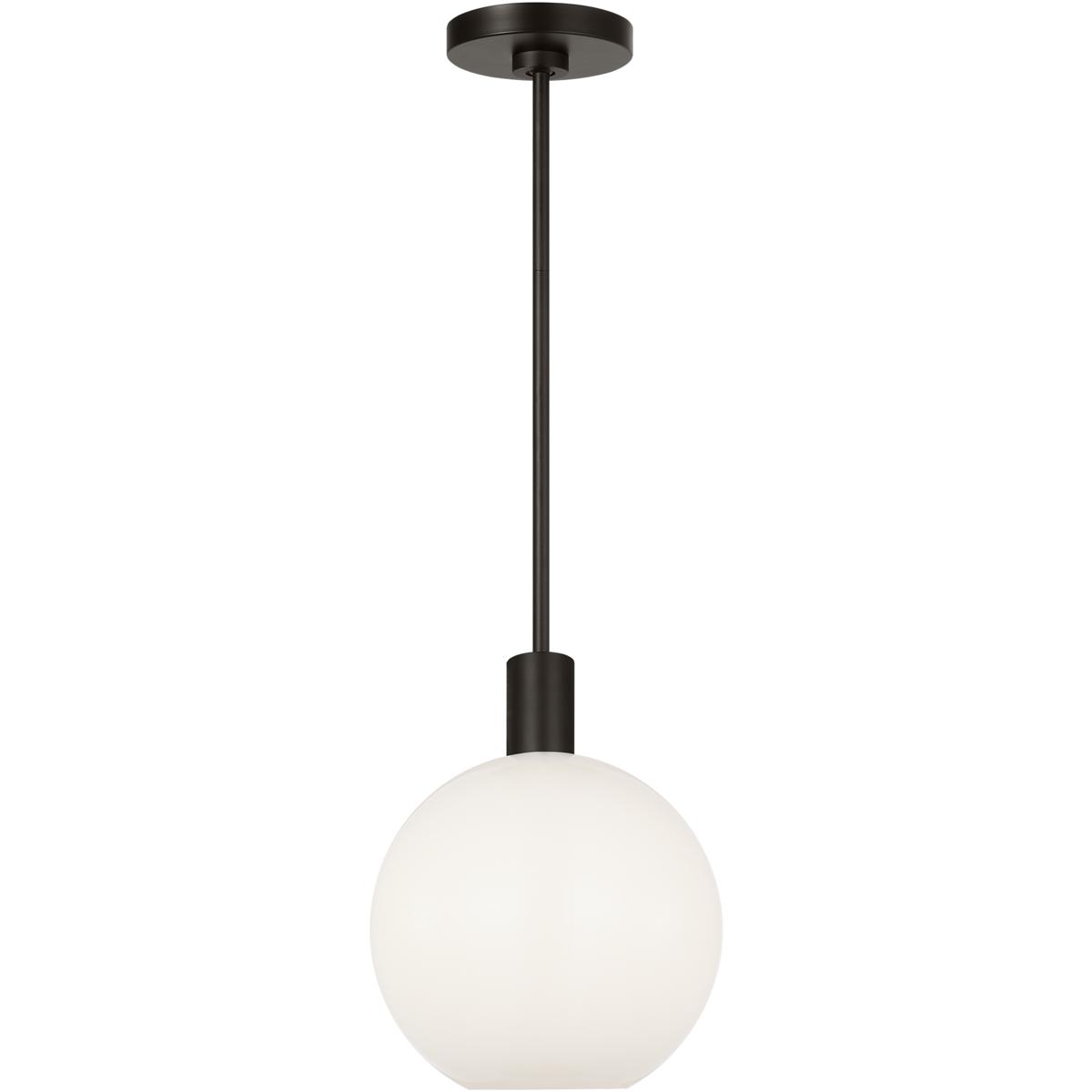 Visual Comfort Studio Collection DJP1171MBK Drew & Jonathan Colewood 1 Light 12.5 inch Midnight Black Pendant Ceiling Light, Small