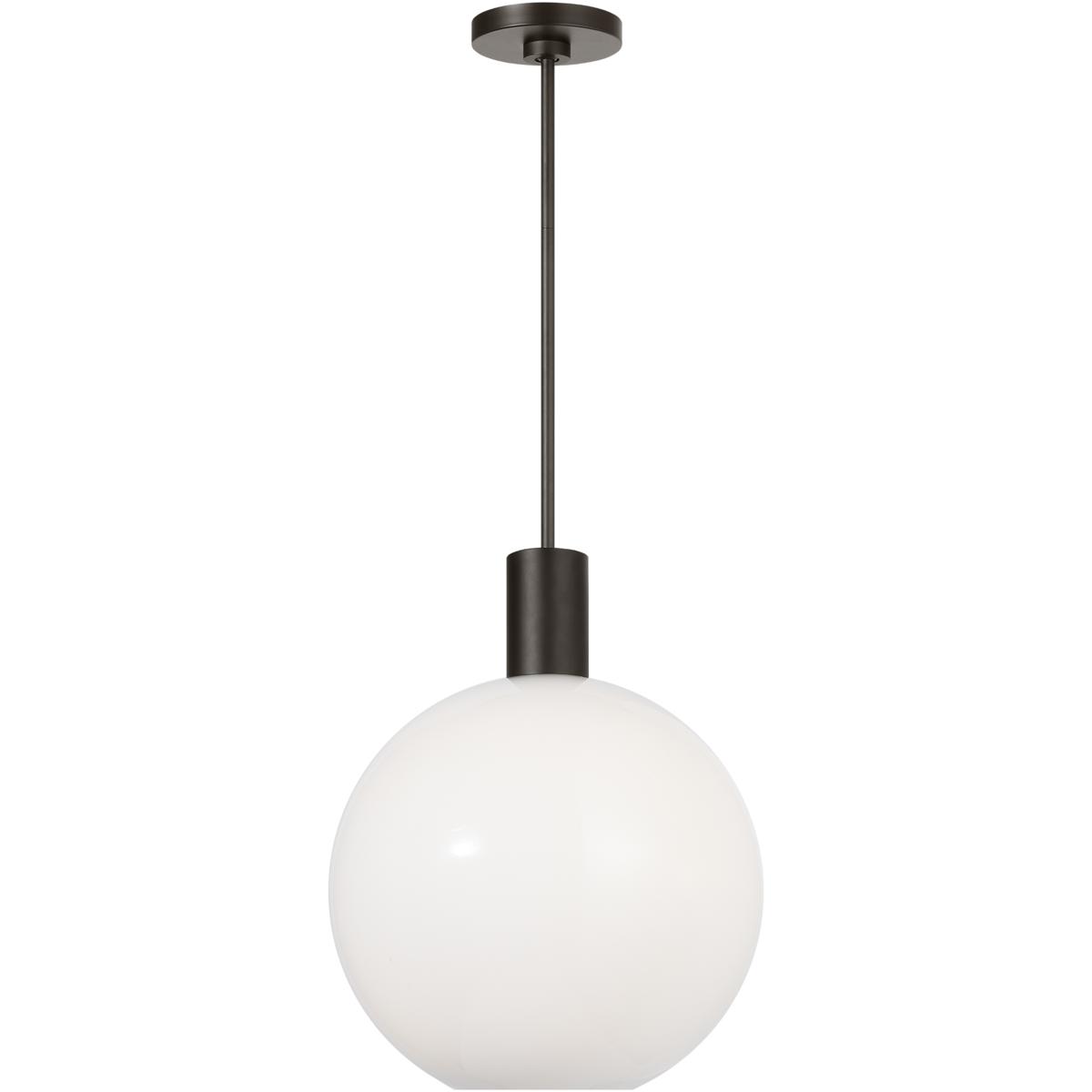 Visual Comfort Studio Collection DJP1181MBK Drew & Jonathan Colewood 1 Light 15.5 inch Midnight Black Pendant Ceiling Light, Medium