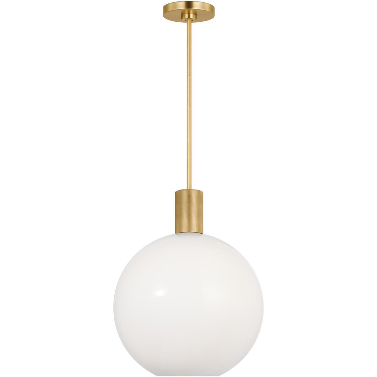 Visual Comfort Studio Collection DJP1181SB Drew & Jonathan Colewood 1 Light 15.5 inch Satin Brass Pendant Ceiling Light, Medium