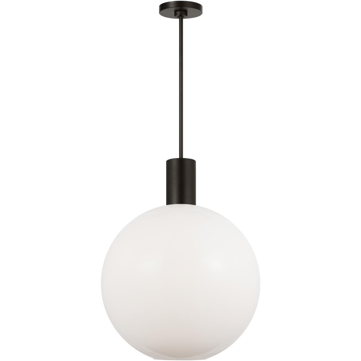 Visual Comfort Studio Collection DJP1191MBK Drew & Jonathan Colewood 1 Light 20 inch Midnight Black Pendant Ceiling Light, Large