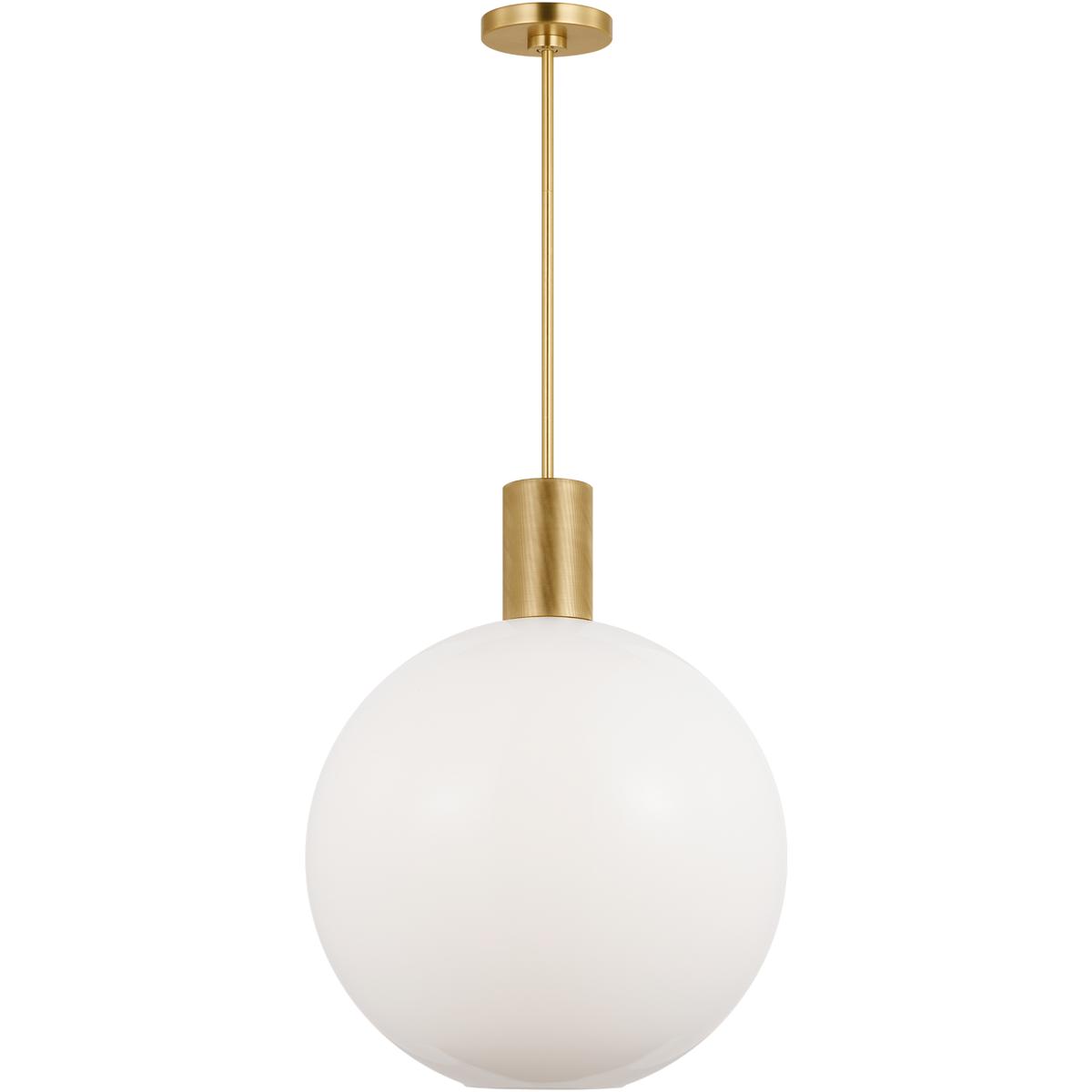 Visual Comfort Studio Collection DJP1191SB Drew & Jonathan Colewood 1 Light 20 inch Satin Brass Pendant Ceiling Light, Large