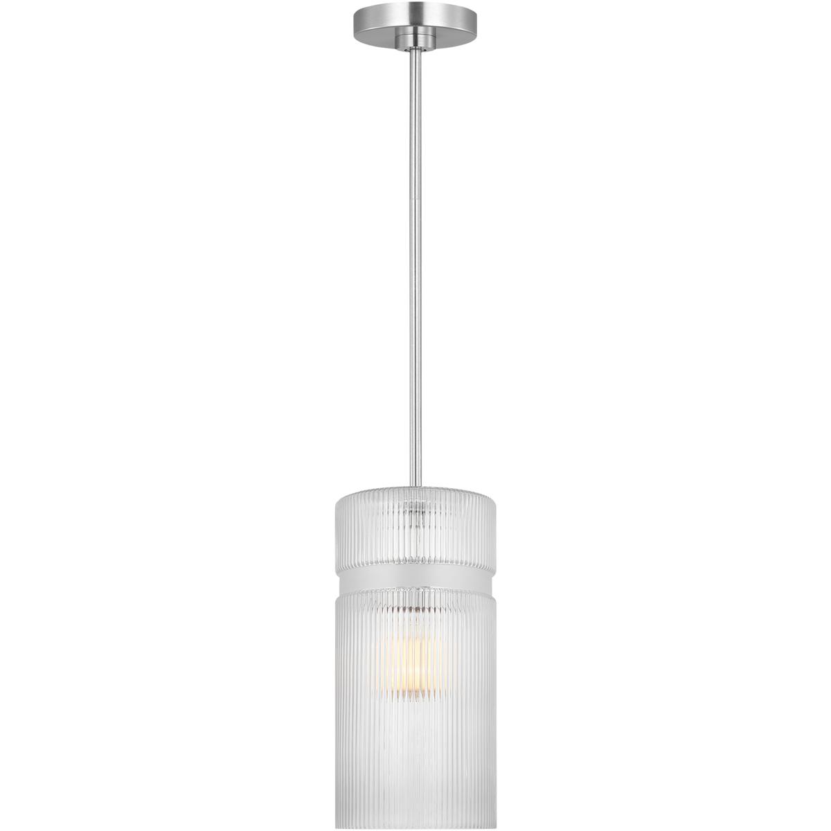 Visual Comfort Studio Collection DJP1211BS Drew & Jonathan Liouet 1 Light 7 inch Brushed Nickel Pendant Ceiling Light, Small