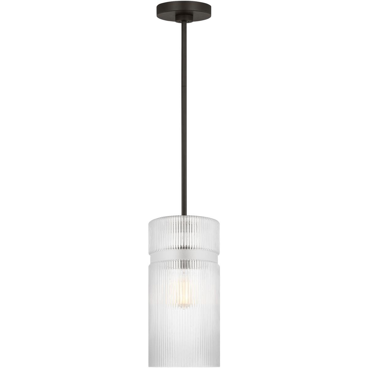 Visual Comfort Studio Collection DJP1211MBK Drew & Jonathan Liouet 1 Light 7 inch Midnight Black Pendant Ceiling Light, Small