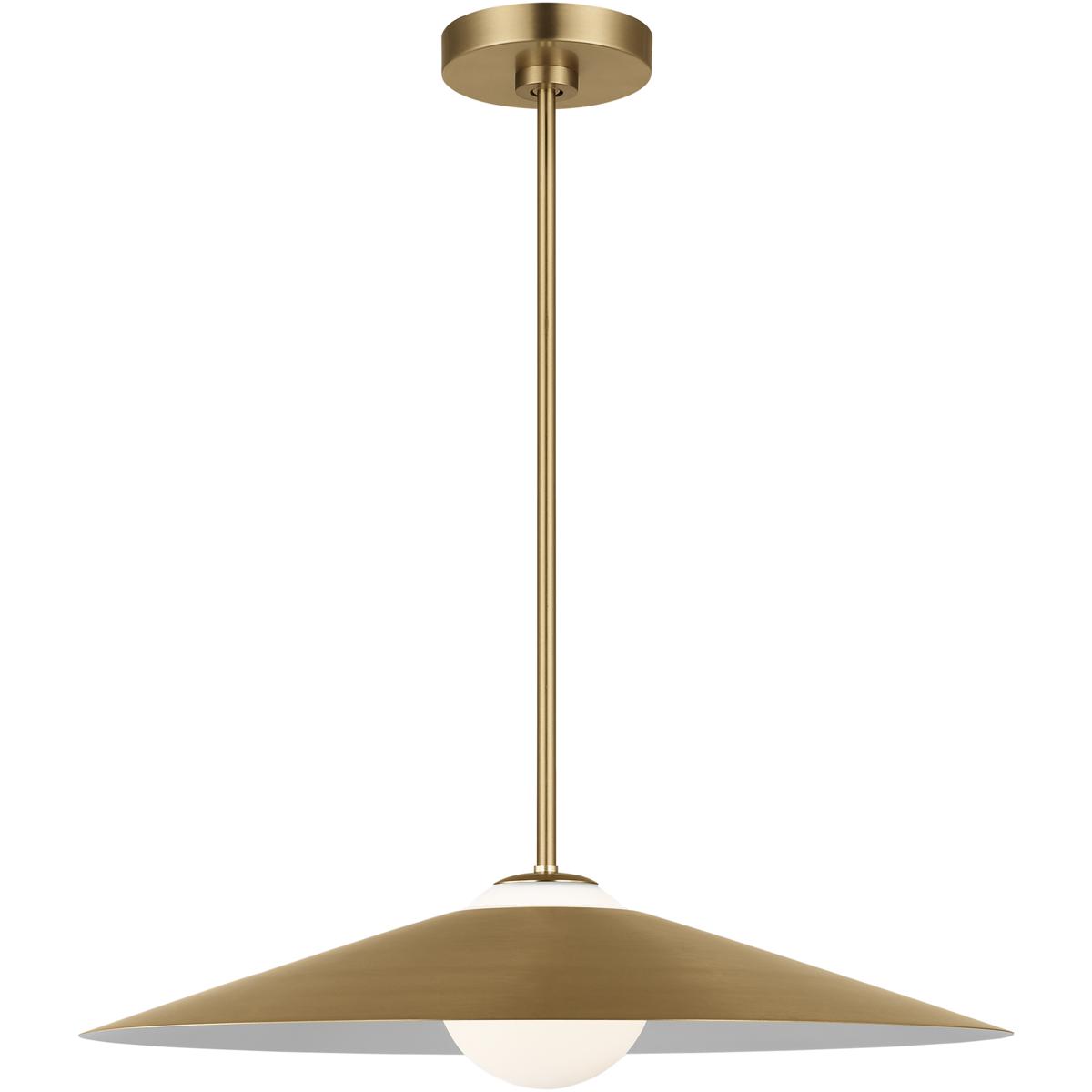 Visual Comfort Studio Collection DJP1281SB Drew & Jonathan Astra 1 Light 24 inch Satin Brass Pendant Ceiling Light, Medium