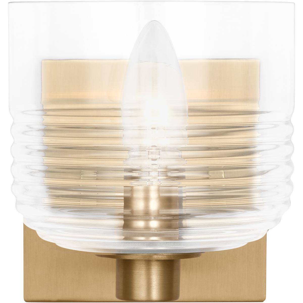 Visual Comfort Studio Collection Drew & Jonathan Scott Lochdale 5 Inch Wall Sconce Lochdale - DJV1111SB - Modern Contemporary
