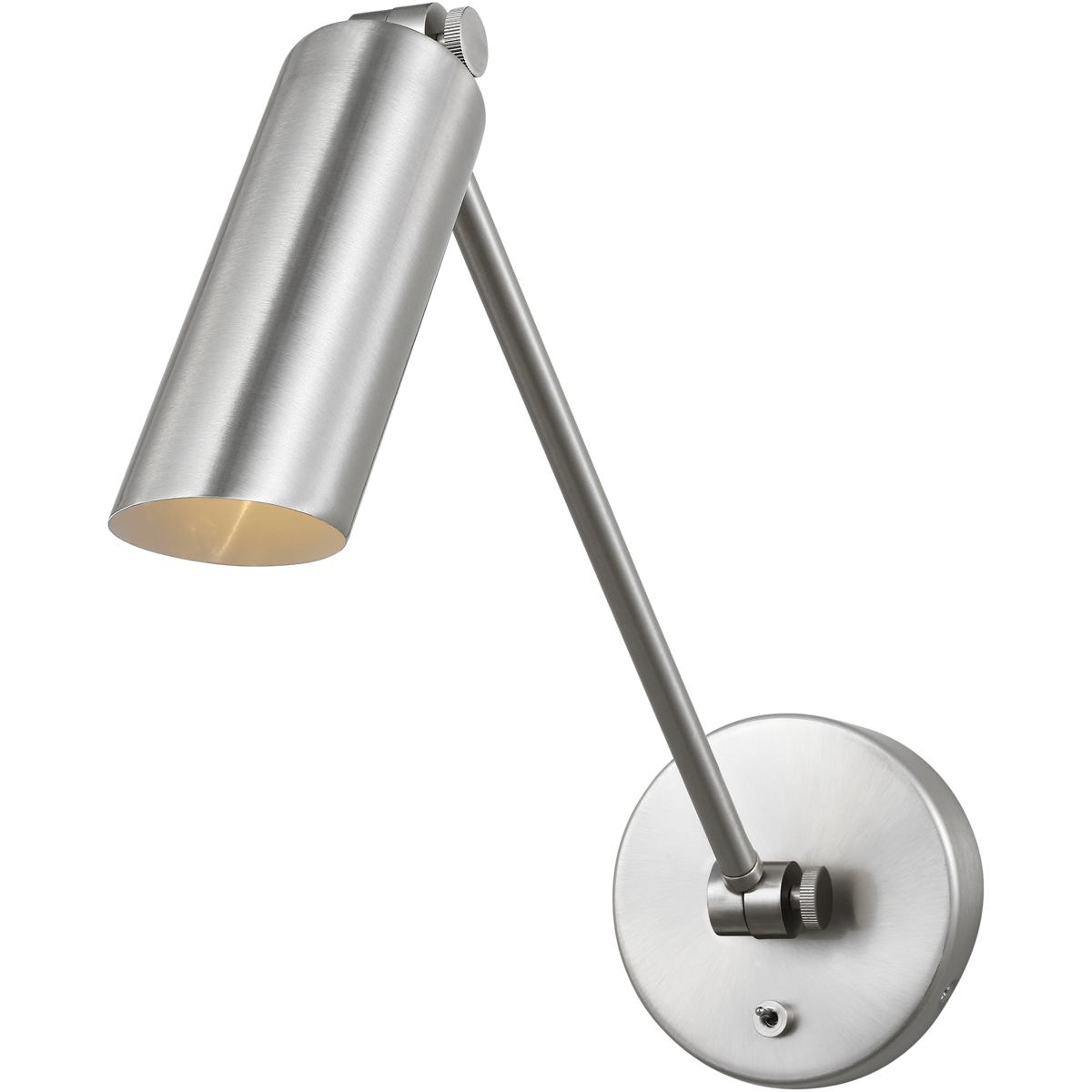 Visual Comfort Studio Collection DJW1121BS Drew & Jonathan Frasar 1 Light 4.75 inch Brushed Nickel One Arm Sconce Wall Light, Medium