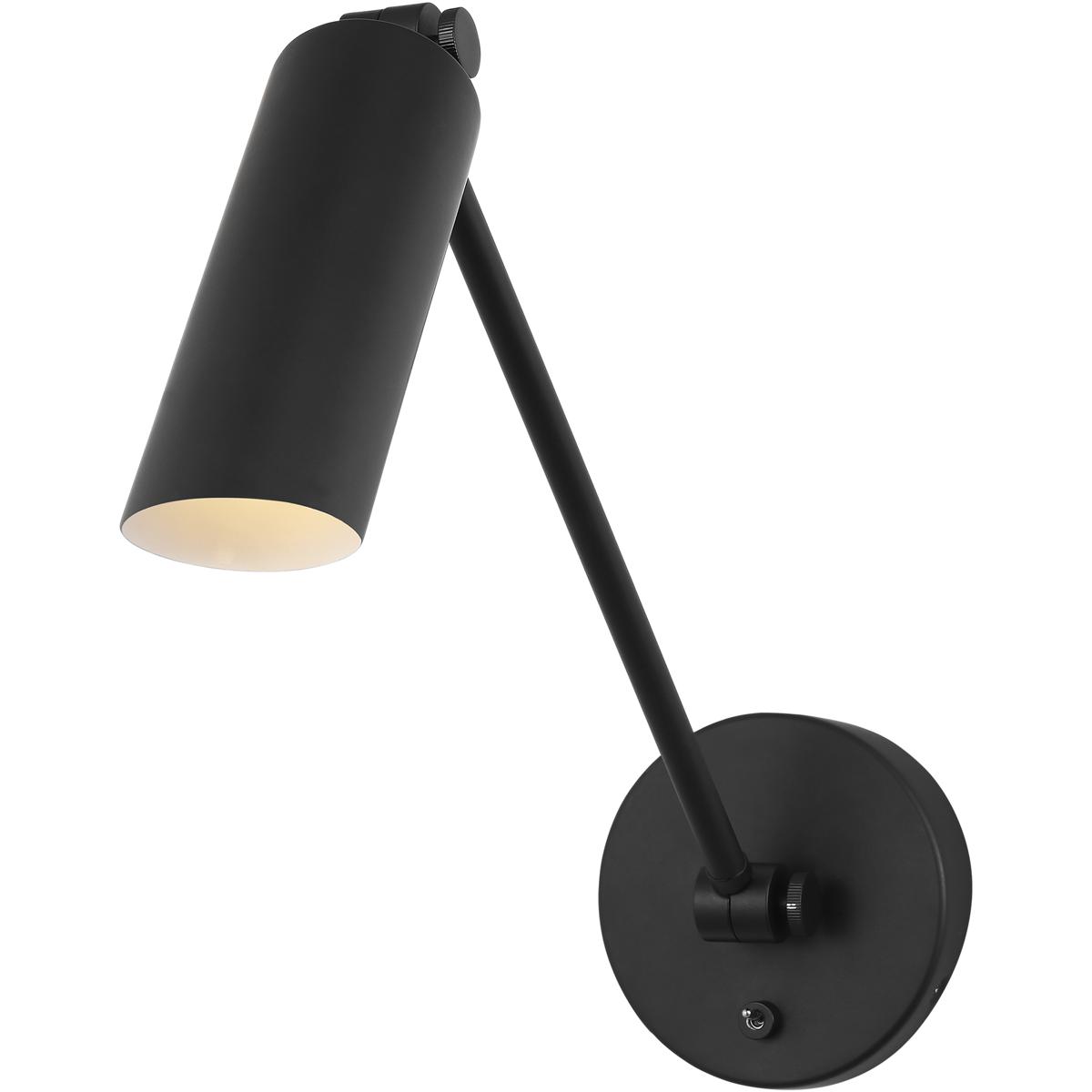 Visual Comfort Studio Collection DJW1121MBK Drew & Jonathan Frasar 1 Light 4.75 inch Midnight Black One Arm Sconce Wall Light, Medium