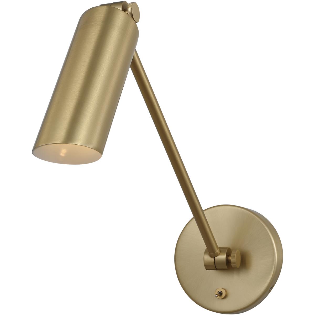 Visual Comfort Studio Collection DJW1121SB Drew & Jonathan Frasar 1 Light 4.75 inch Satin Brass One Arm Sconce Wall Light, Medium