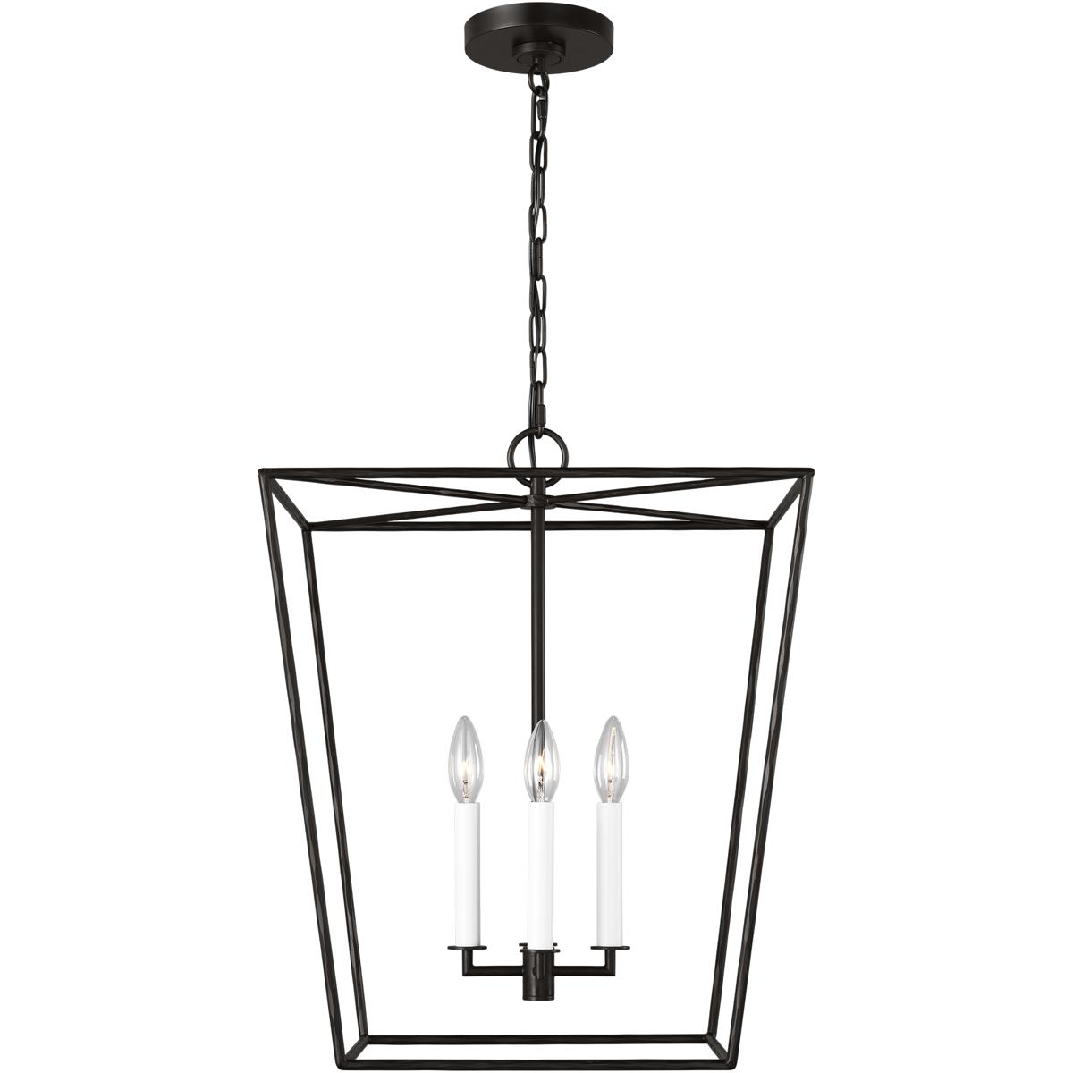 Visual Comfort Studio Collection EC1344AI ED Ellen DeGeneres Viota 4 Light 18 inch Aged Iron Pendant Ceiling Light