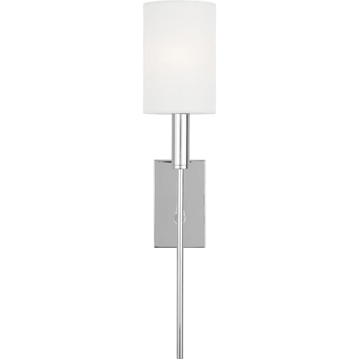 Visual Comfort Studio Collection EW1161PN ED Ellen DeGeneres Brianna 1 Light 4 inch Polished Nickel Tail Sconce Wall Light