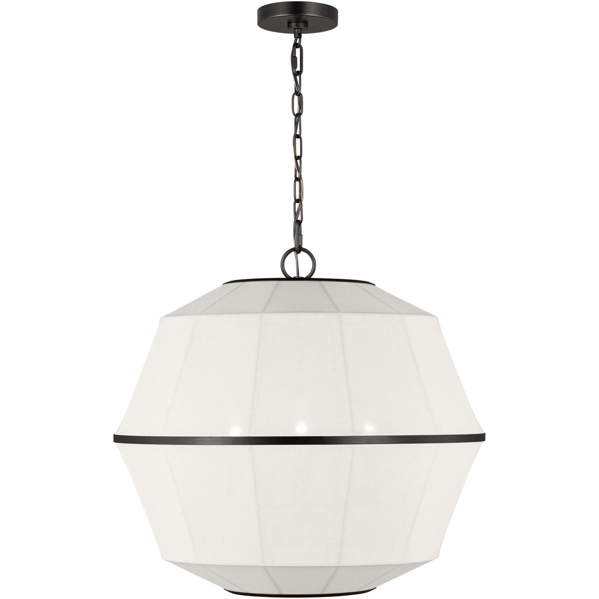 Visual Comfort Studio Collection EP1463AI ED Ellen DeGeneres Hikari 3 Light 22.13 inch Aged Iron Pendant Ceiling Light