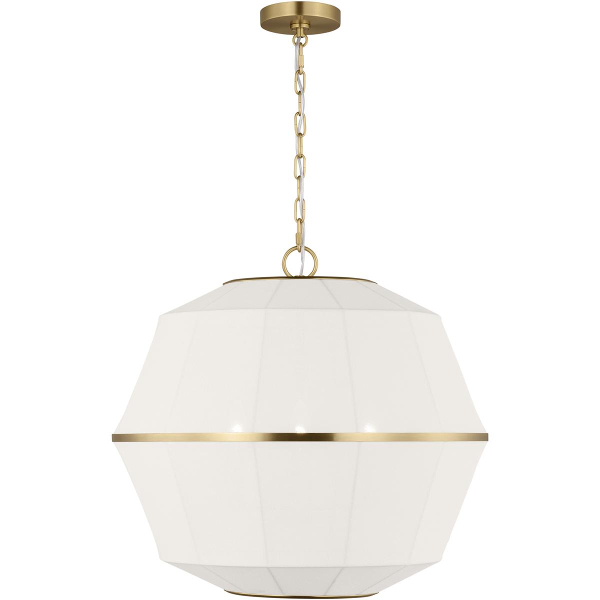 Visual Comfort Studio Collection EP1463BBS ED Ellen DeGeneres Hikari 3 Light 22.13 inch Burnished Brass Pendant Ceiling Light