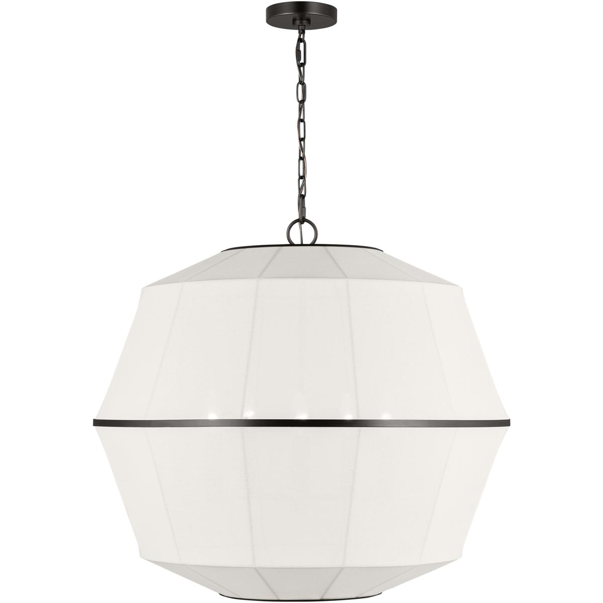 Visual Comfort Studio Collection EP1475AI ED Ellen DeGeneres Hikari 5 Light 28 inch Aged Iron Pendant Ceiling Light