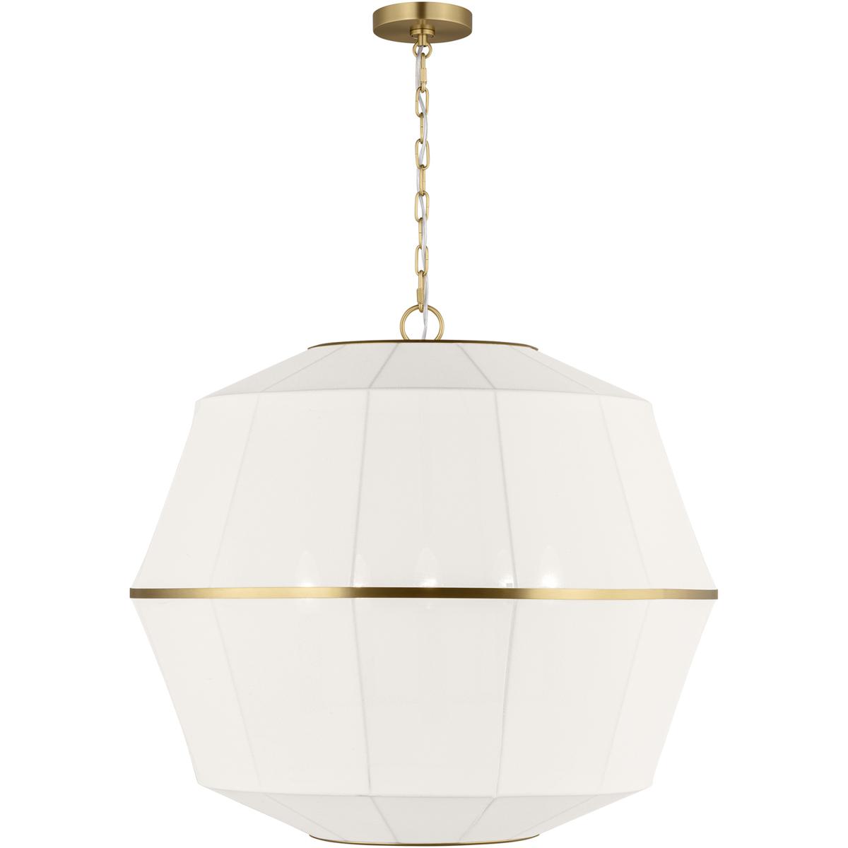 Visual Comfort Studio Collection EP1475BBS ED Ellen DeGeneres Hikari 5 Light 28 inch Burnished Brass Pendant Ceiling Light
