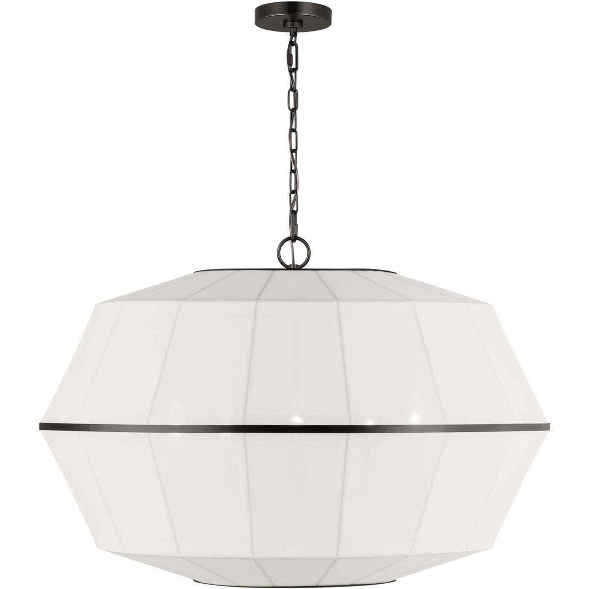 Visual Comfort Studio Collection EP1485AI ED Ellen DeGeneres Hikari 5 Light 32.25 inch Aged Iron Pendant Ceiling Light