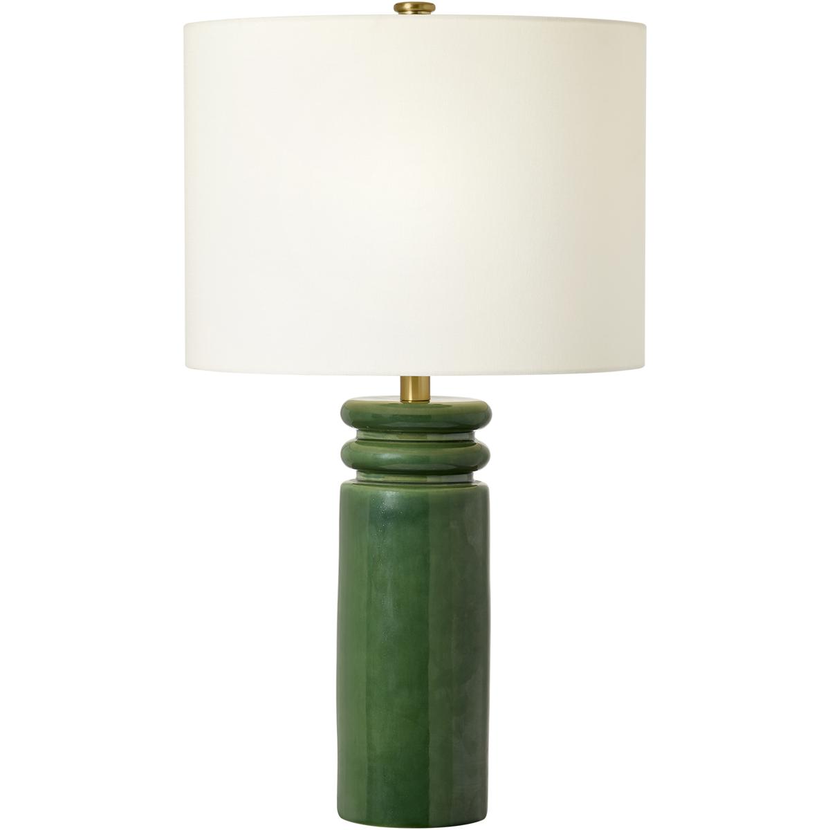 Visual Comfort Studio Collection ET1541GLG ED Ellen DeGeneres Feikudo 25.88 inch 60 watt Glossy Light Green Table Lamp Portable Light