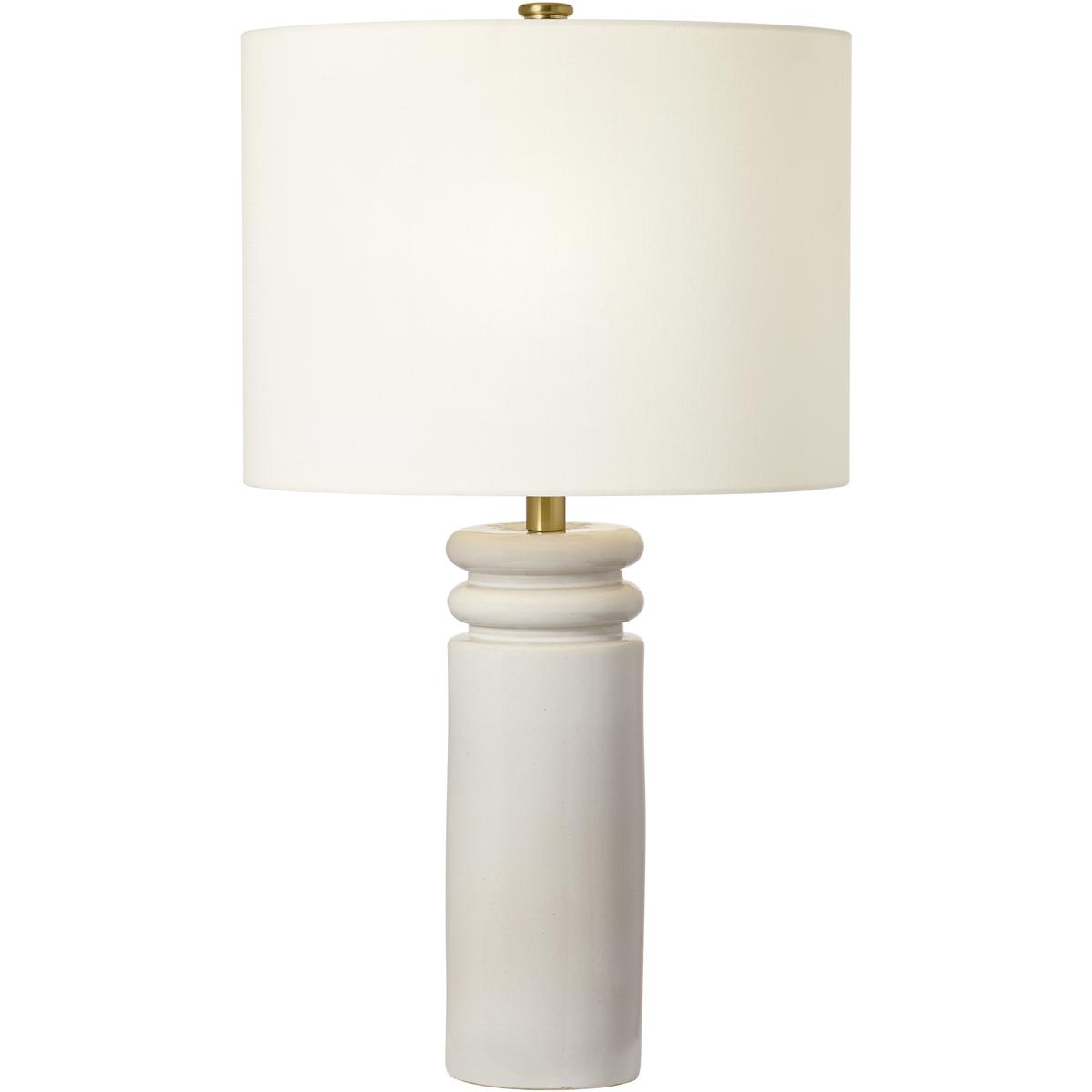 Visual Comfort Studio Collection ET1541GWH ED Ellen DeGeneres Feikudo 25.88 inch 60 watt Glossy White Table Lamp Portable Light
