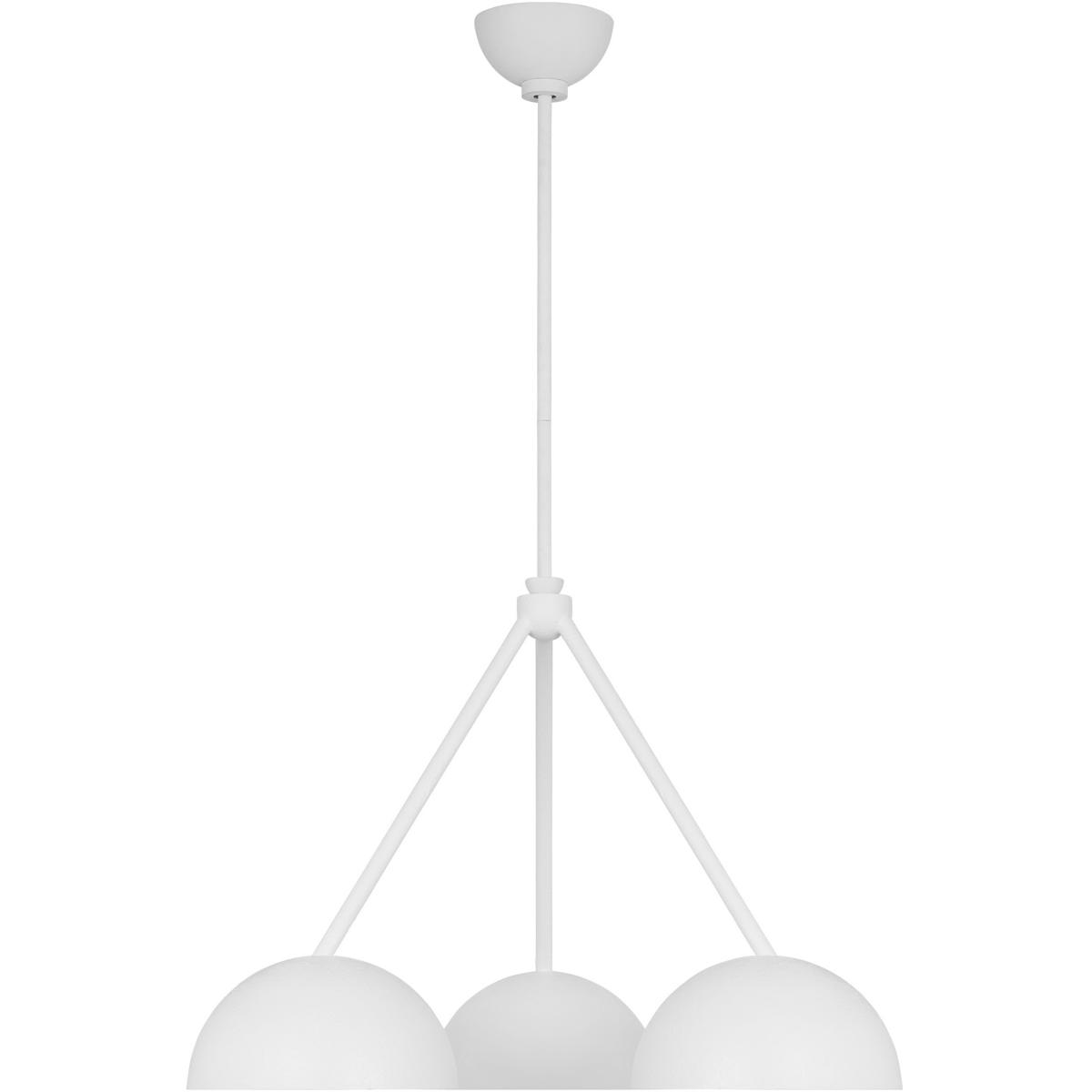 Visual Comfort Studio Collection LXC1043CPST Christiane Lemieux Beaunay 3 Light 26 inch Cast Plaster Chandelier Ceiling Light