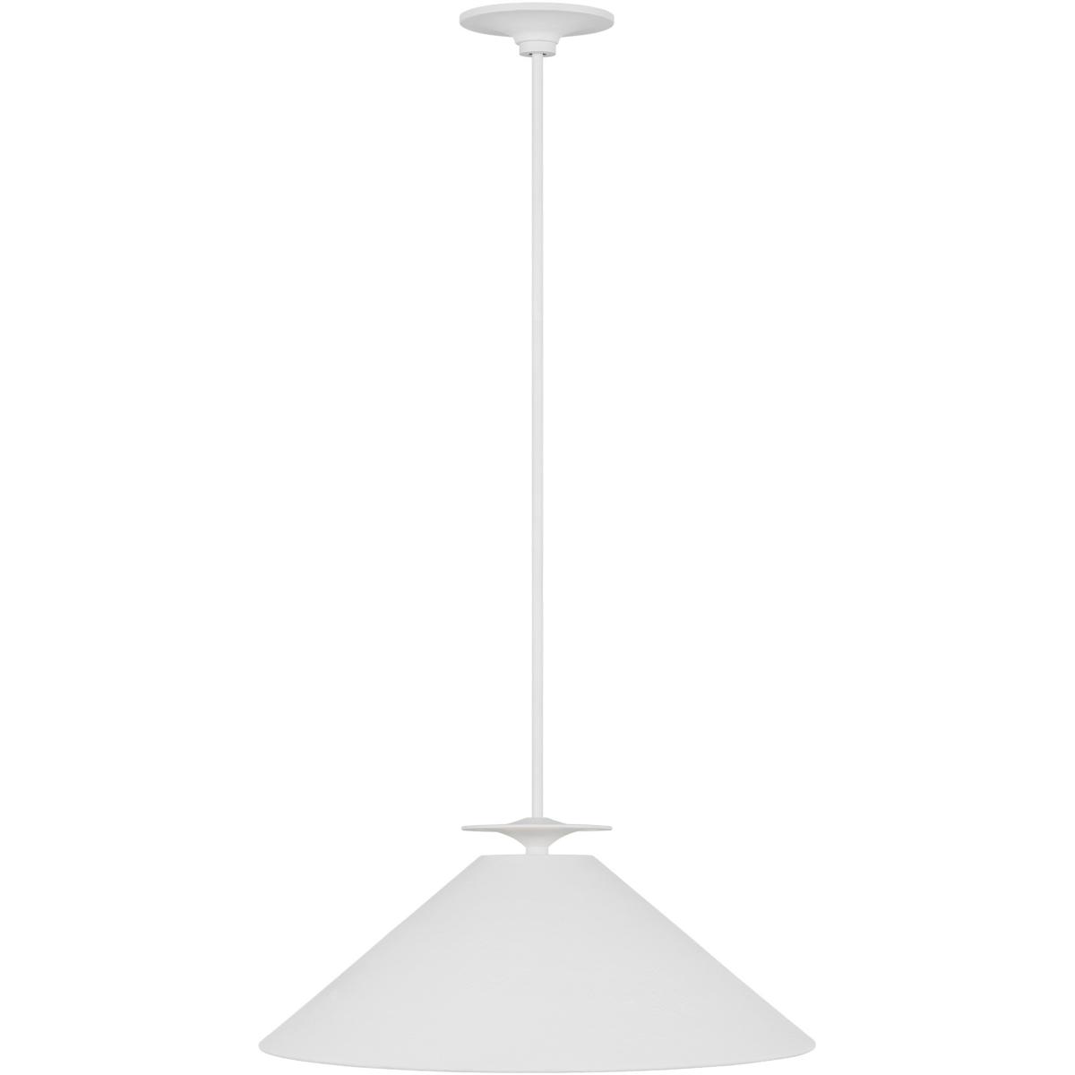 Visual Comfort Studio Collection LXP1011CPST Christiane Lemieux Cornet 1 Light 24 inch Cast Plaster Pendant Ceiling Light
