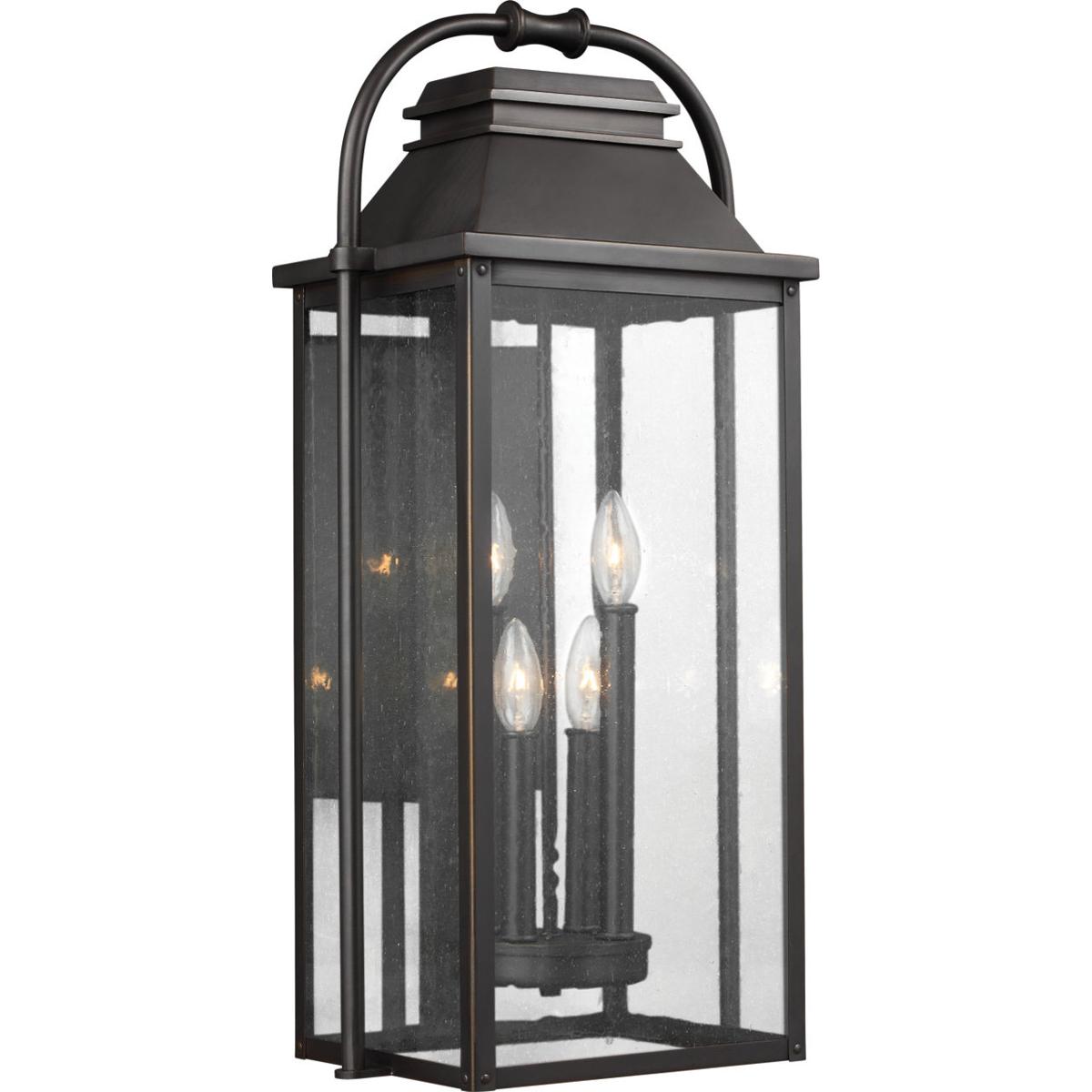 Visual Comfort Studio Collection OL13202ANBZ Sean Lavin Wellsworth 4 Light 26.88 inch Antique Bronze Outdoor Wall Lantern