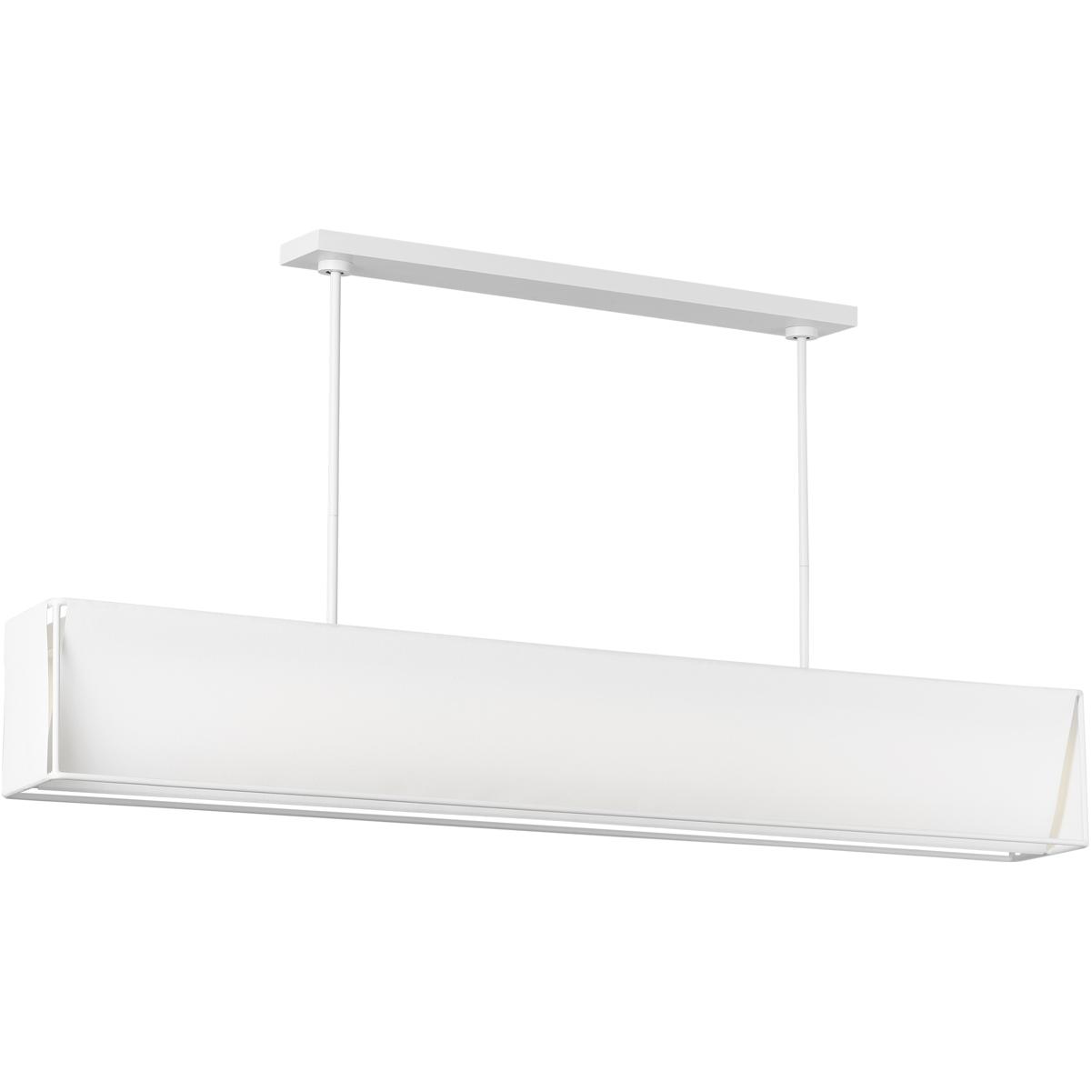 Visual Comfort Studio Collection KC1151SLN Kelly by Kelly Wearstler Velero LED 56 inch Soft Linen Linear Chandelier Ceiling Light