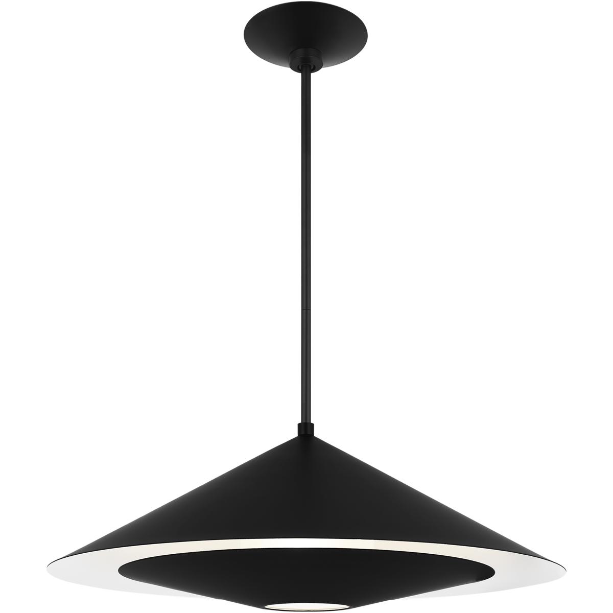 Visual Comfort Studio Collection KP1171MBK Kelly by Kelly Wearstler Echo 1 Light 24 inch Midnight Black Pendant Ceiling Light