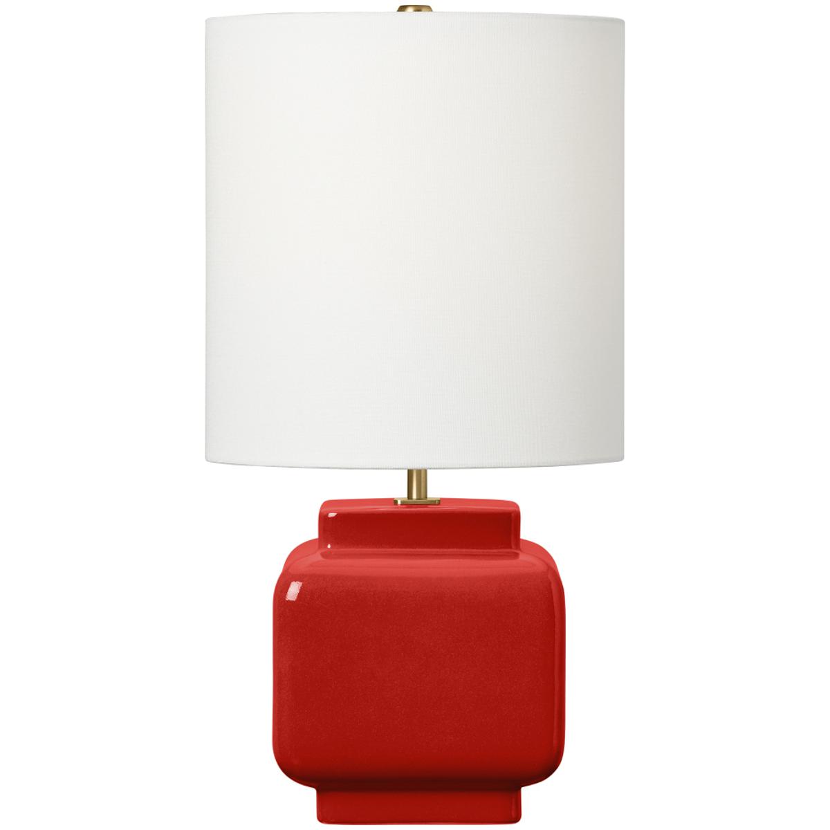 Visual Comfort Studio Collection KST1161CLR1 kate spade new york Anderson 20 inch 9 watt Lucent Red Table Lamp Portable Light