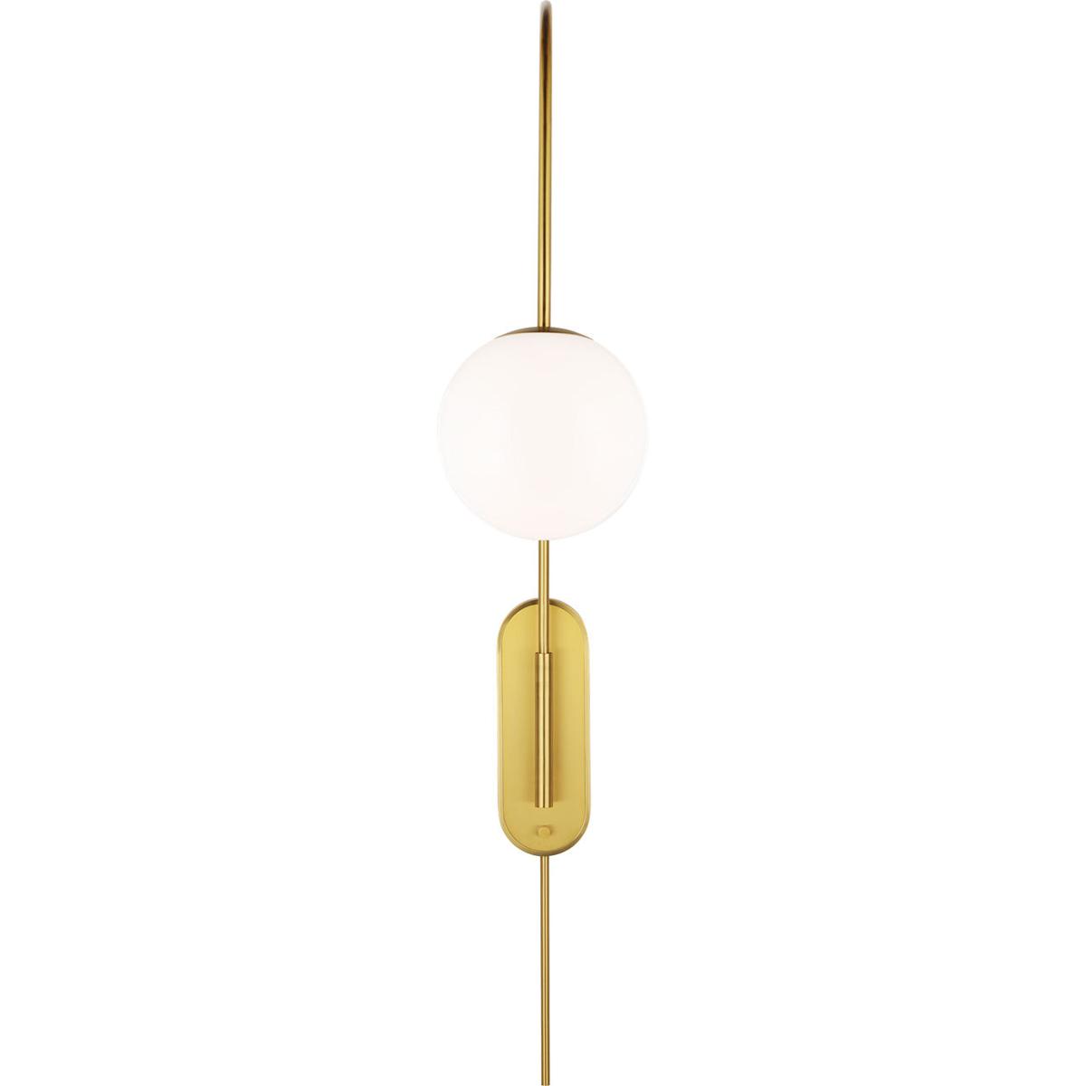 Visual Comfort Studio Collection KSW1171BBS kate spade new york Noemie 1 Light 9 inch Burnished Brass Grande Sconce Wall Light
