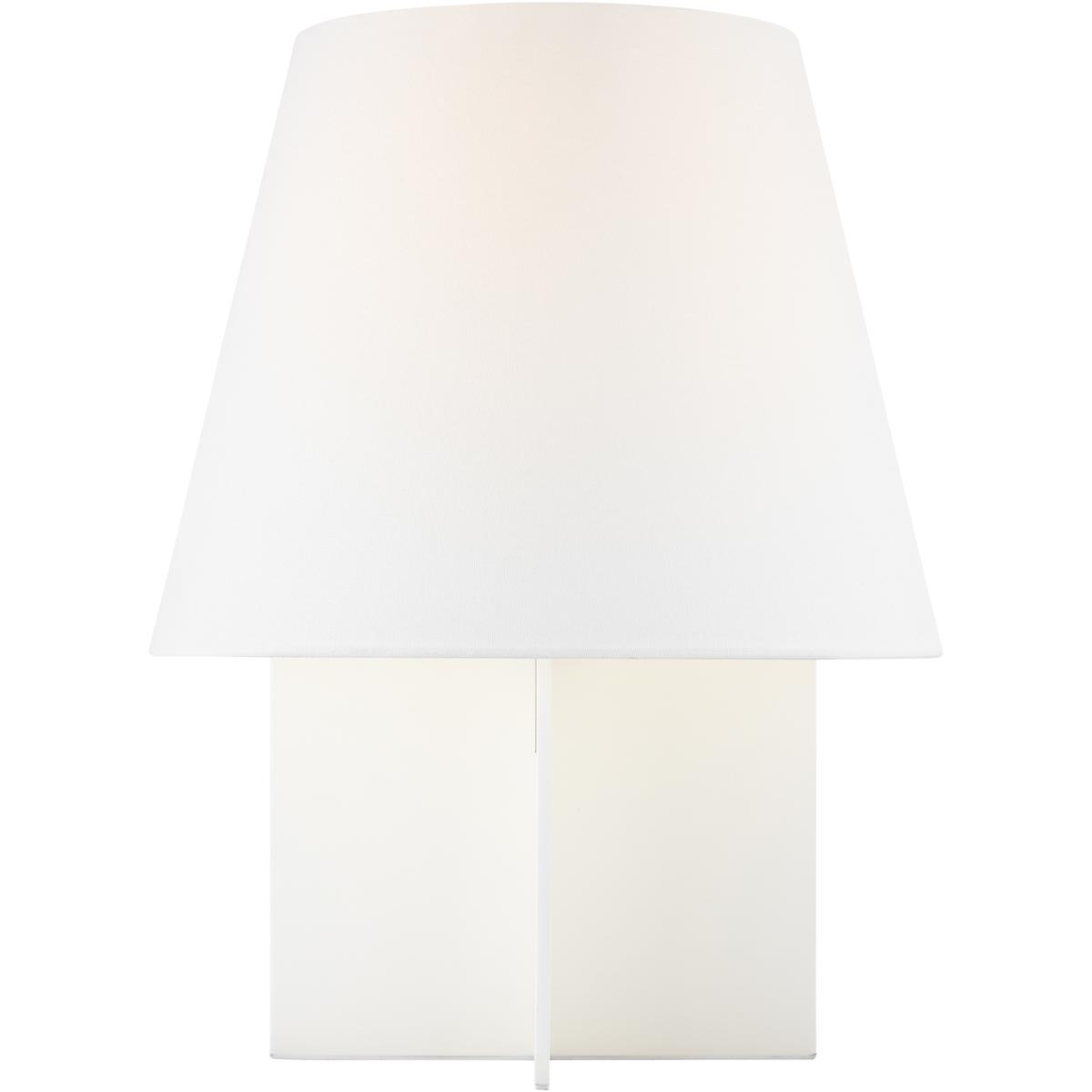 Visual Comfort Studio Collection KT1431SLN Kelly by Kelly Wearstler Blocco 16.75 inch 60 watt Soft Linen Table Lamp Portable Light