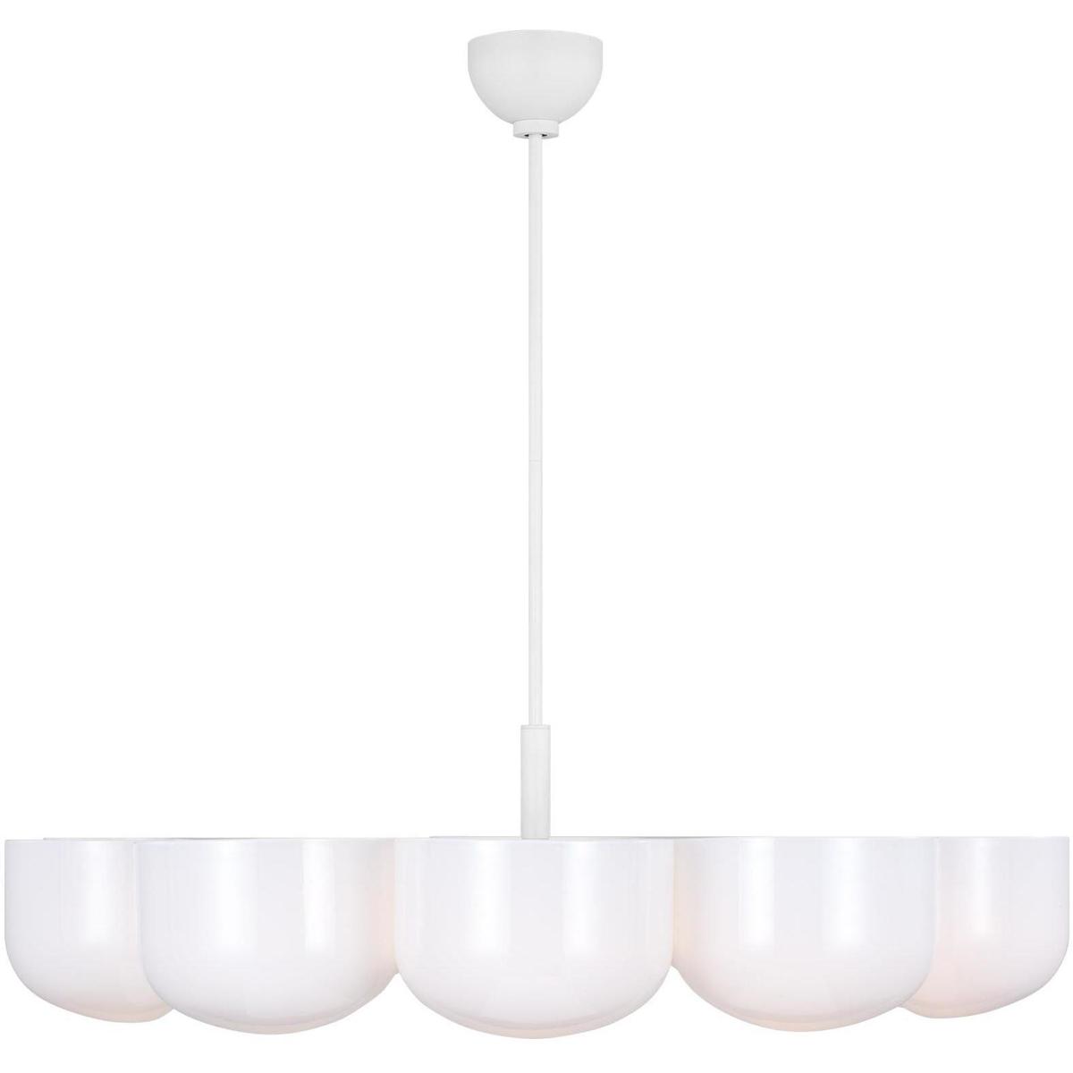 Visual Comfort Studio Collection LXC11210MWT Christiane Lemieux Cheverny 10 Light 36 inch Matte White Chandelier Ceiling Light