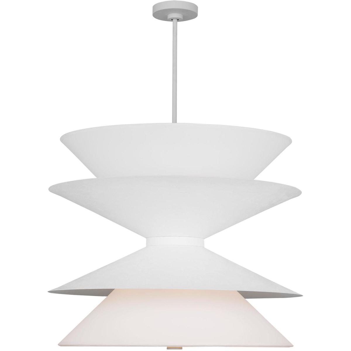 Visual Comfort Studio Collection LXP10212CPST Christiane Lemieux Chambord 12 Light 26 inch Cast Plaster Pendant Ceiling Light