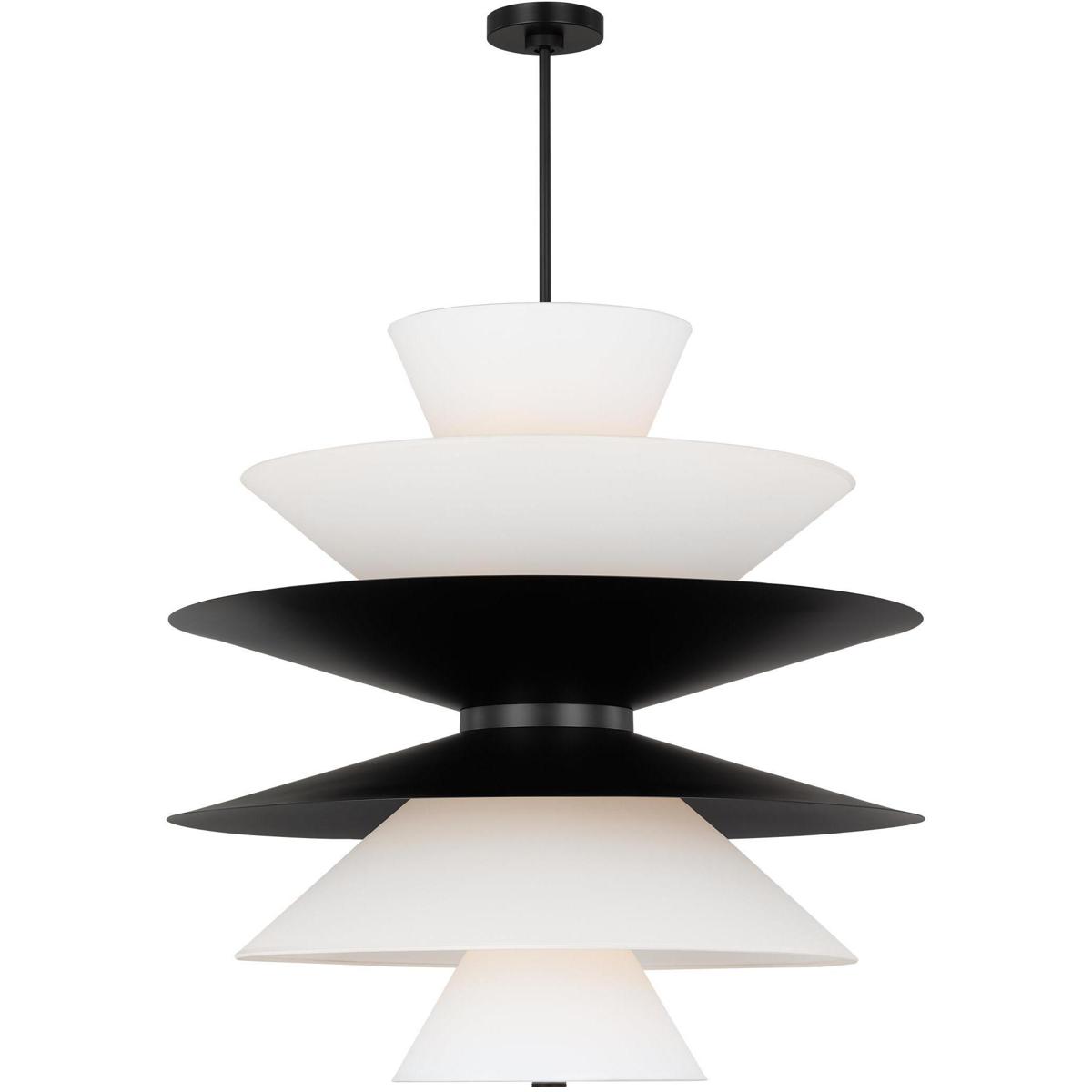 Visual Comfort Studio Collection LXP10316AI Christiane Lemieux Chambord 16 Light 34 inch Aged Iron Pendant Ceiling Light
