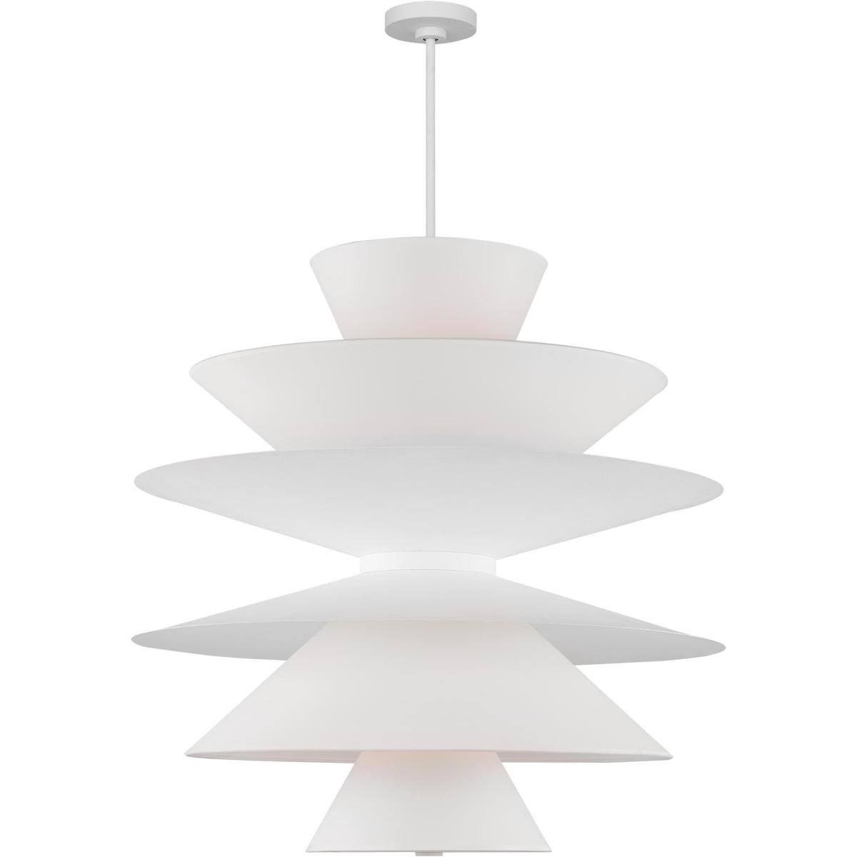 Visual Comfort Studio Collection LXP10316CPST Christiane Lemieux Chambord 16 Light 34 inch Cast Plaster Pendant Ceiling Light