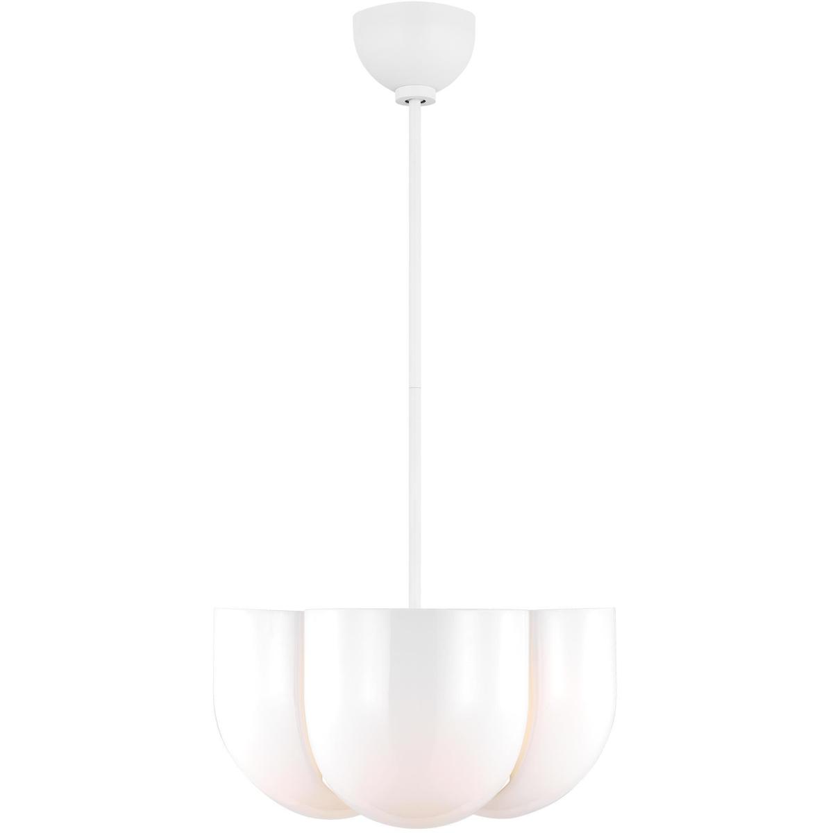 Visual Comfort Studio Collection LXP1044MWT Christiane Lemieux Cheverny 4 Light 1513 inch Matte White Pendant Ceiling Light