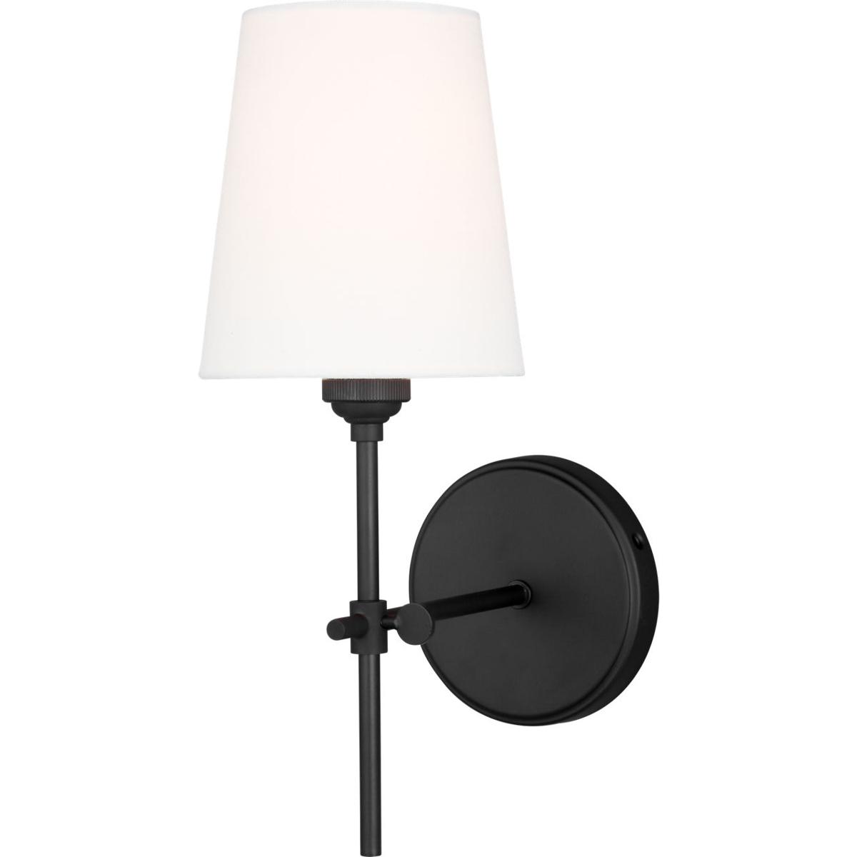 Visual Comfort Studio Collection 4187201EN3-112 TOB by Thomas O'Brien Baker 1 Light Midnight Black Sconce Wall Light