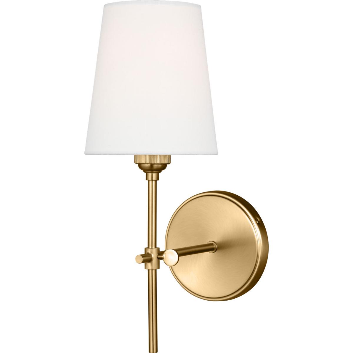 Visual Comfort Studio Collection 4187201-848 TOB by Thomas O'Brien Baker 1 Light 5.5 inch Satin Brass Wall Bath Fixture Wall Light