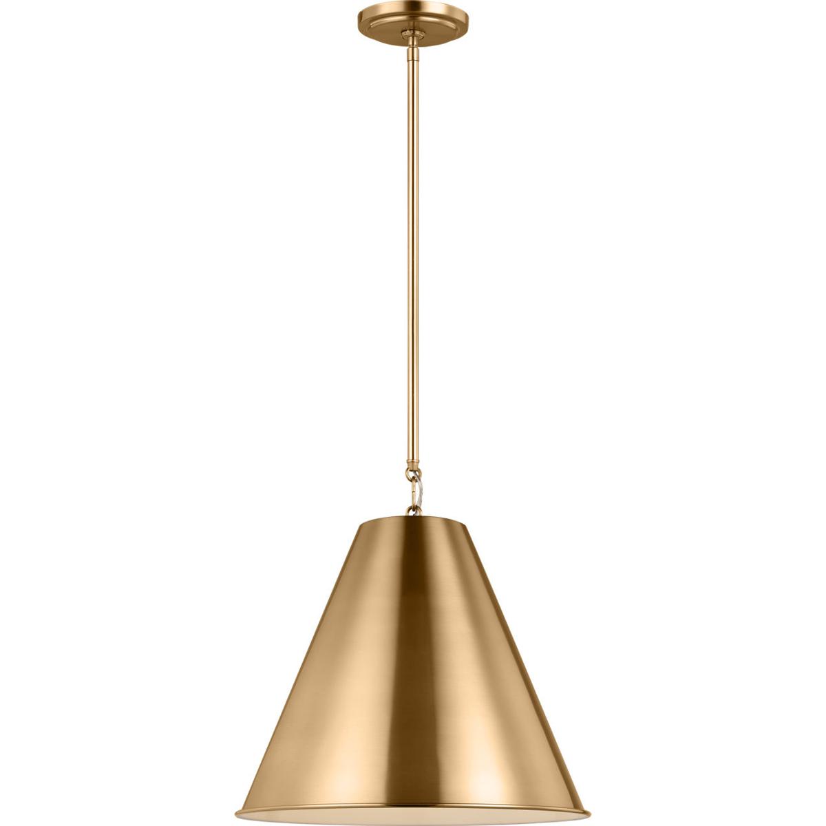 Visual Comfort Studio Collection 6585101EN3-848 TOB by Thomas O'Brien Gordon LED 15.25 inch Satin Brass Pendant Ceiling Light