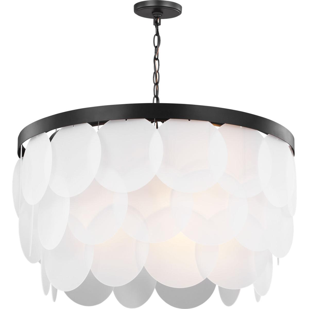 Visual Comfort Studio Collection 5202508EN-112 Sean Lavin Mellita 8 Light 30 inch Midnight Black Pendant Ceiling Light