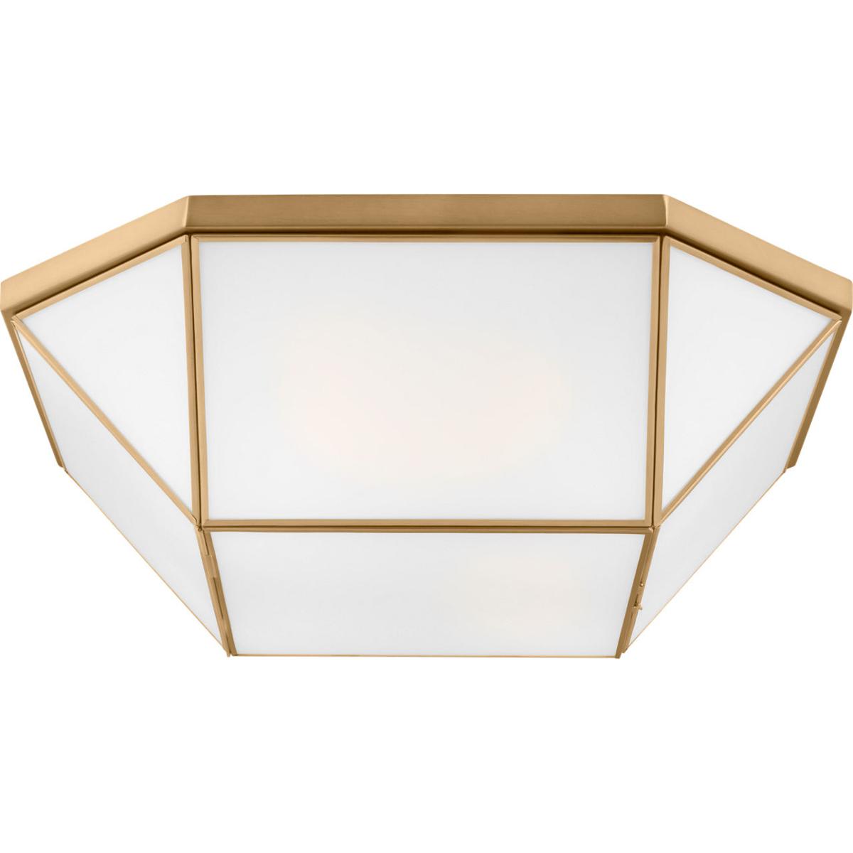 Visual Comfort Studio Collection 7679454-848 Suzanne Kasler Morrison 4 Light 20 inch Satin Brass Flush Mount Ceiling Light